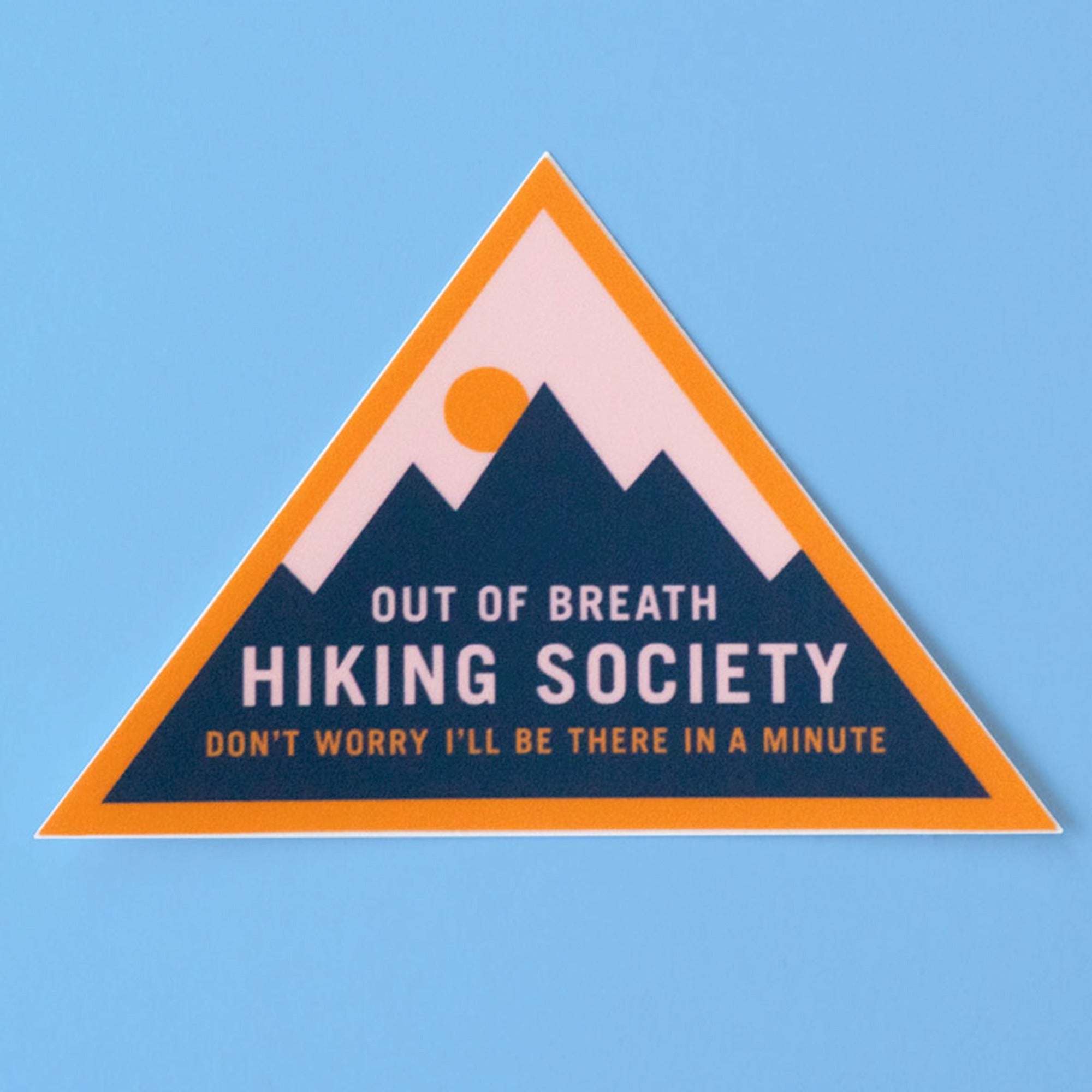 Out of Breath Hiking Society Sticker