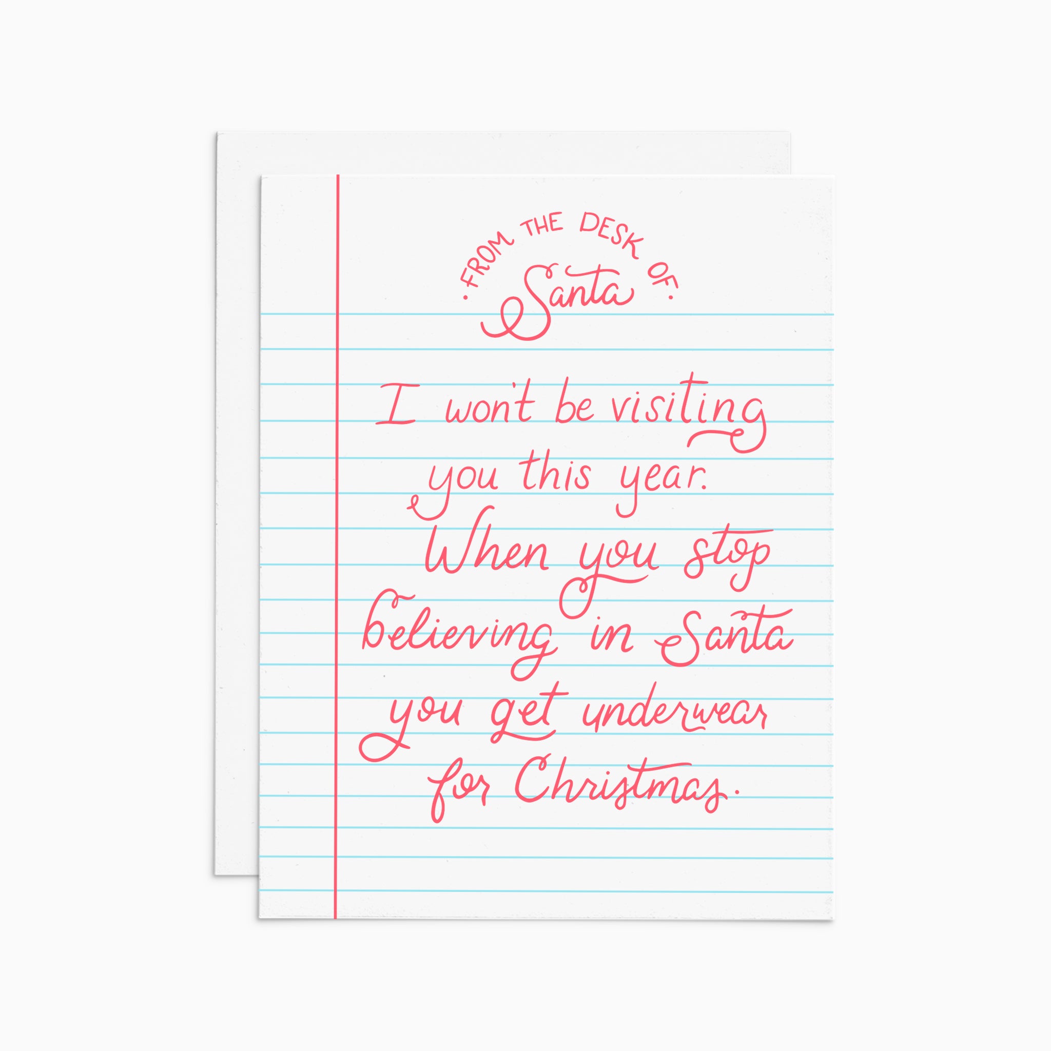 Underwear for Christmas Card