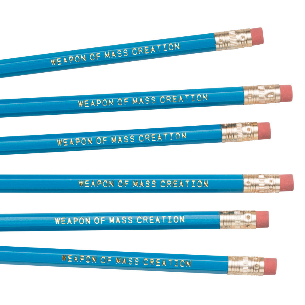 Weapon of Mass Creation pencils