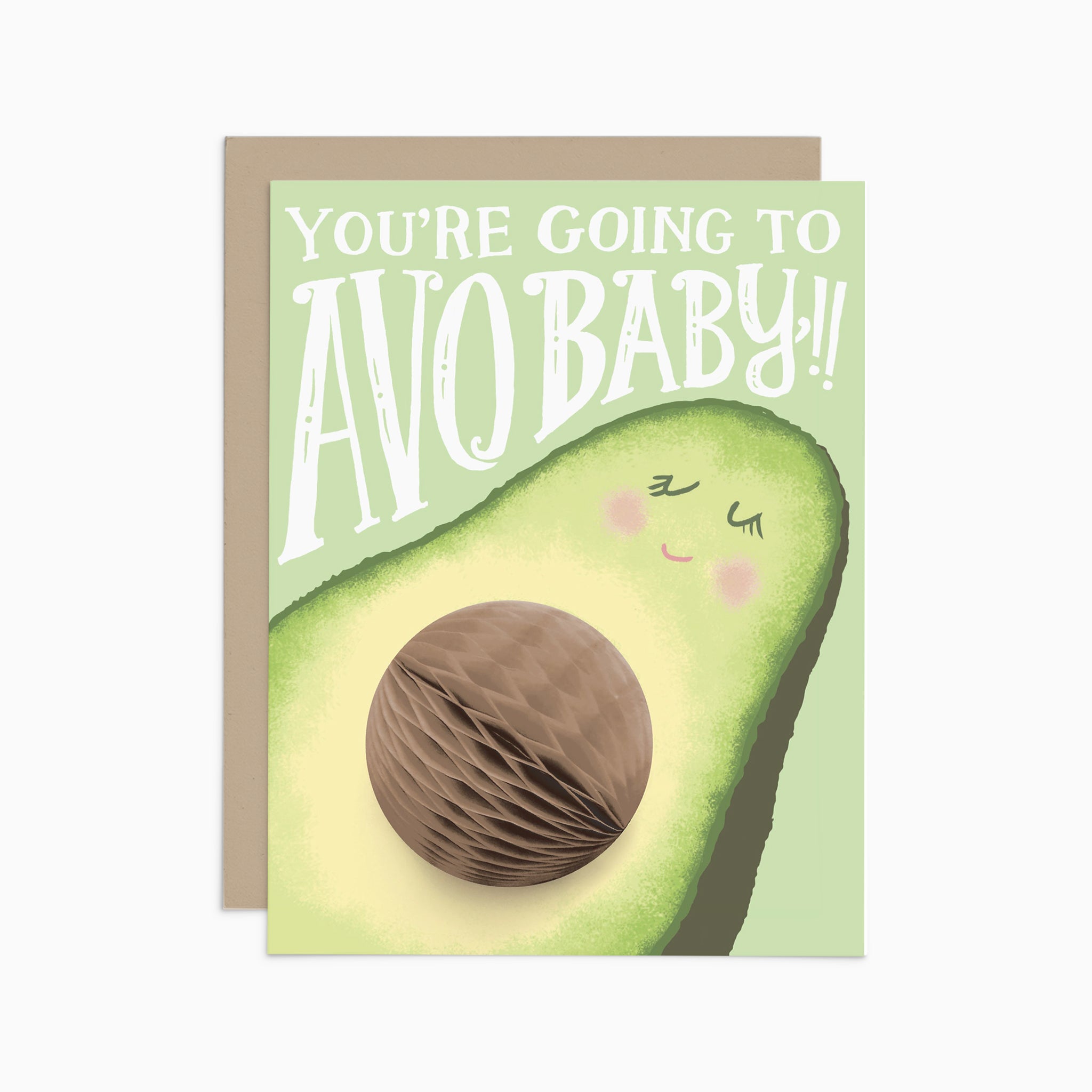Avo Baby Pop-up Card