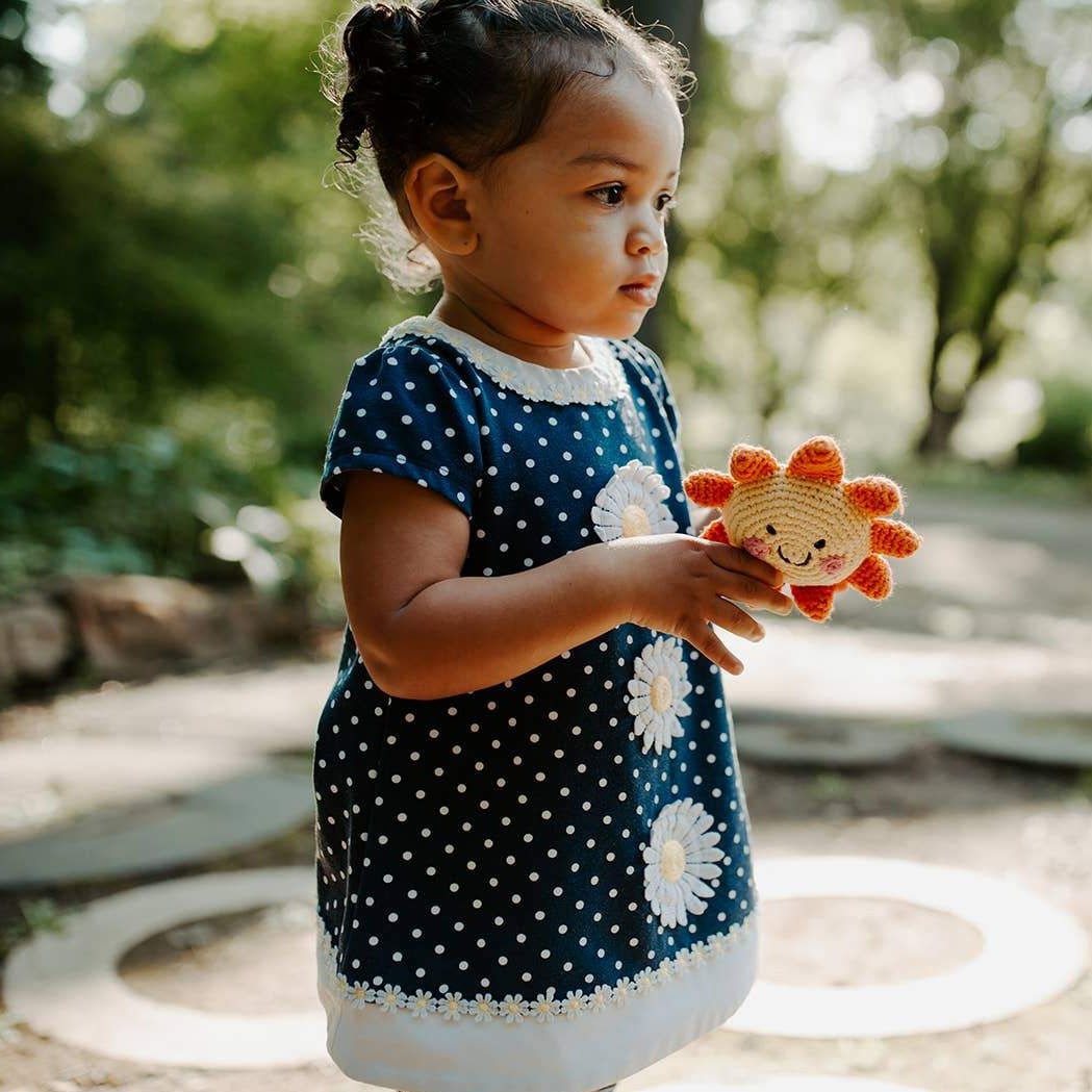 Friendly Crocheted Sun Rattle