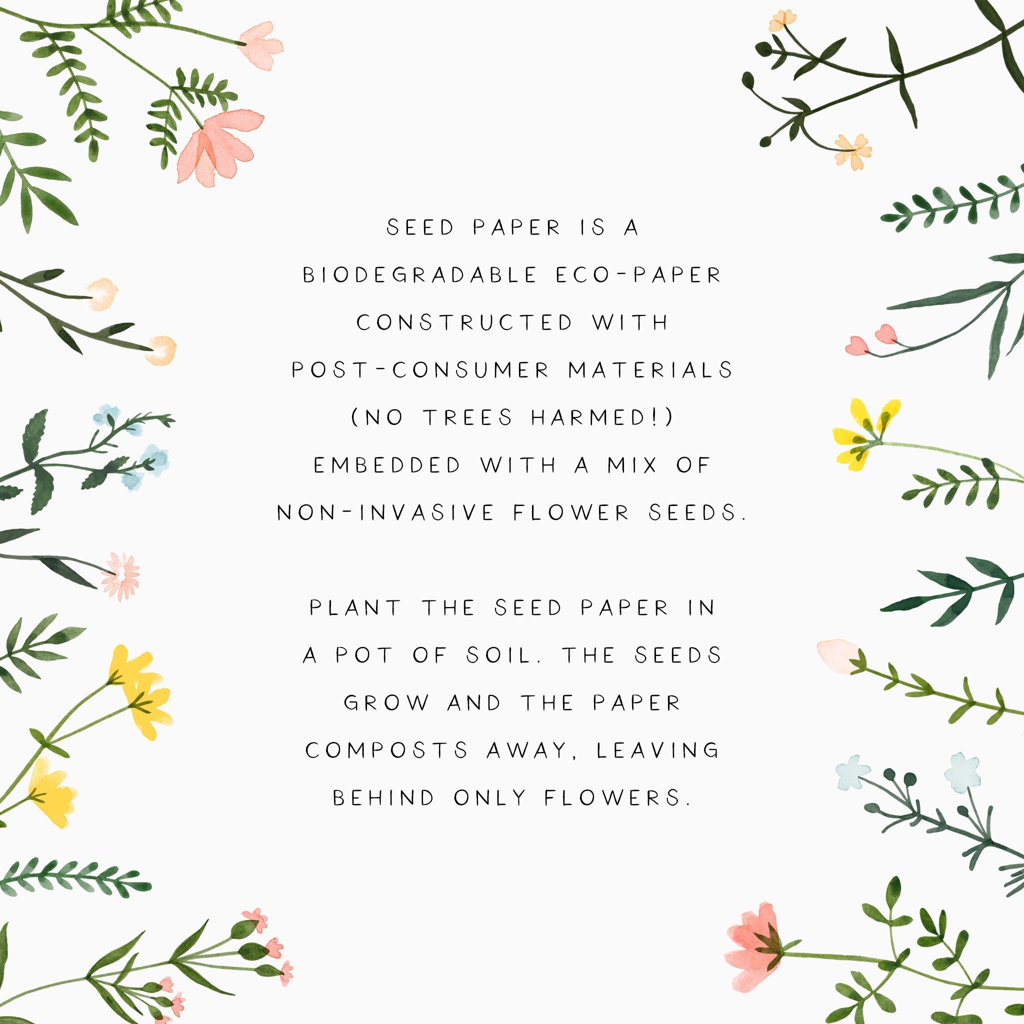 Welcome to the Flock - Plantable Card