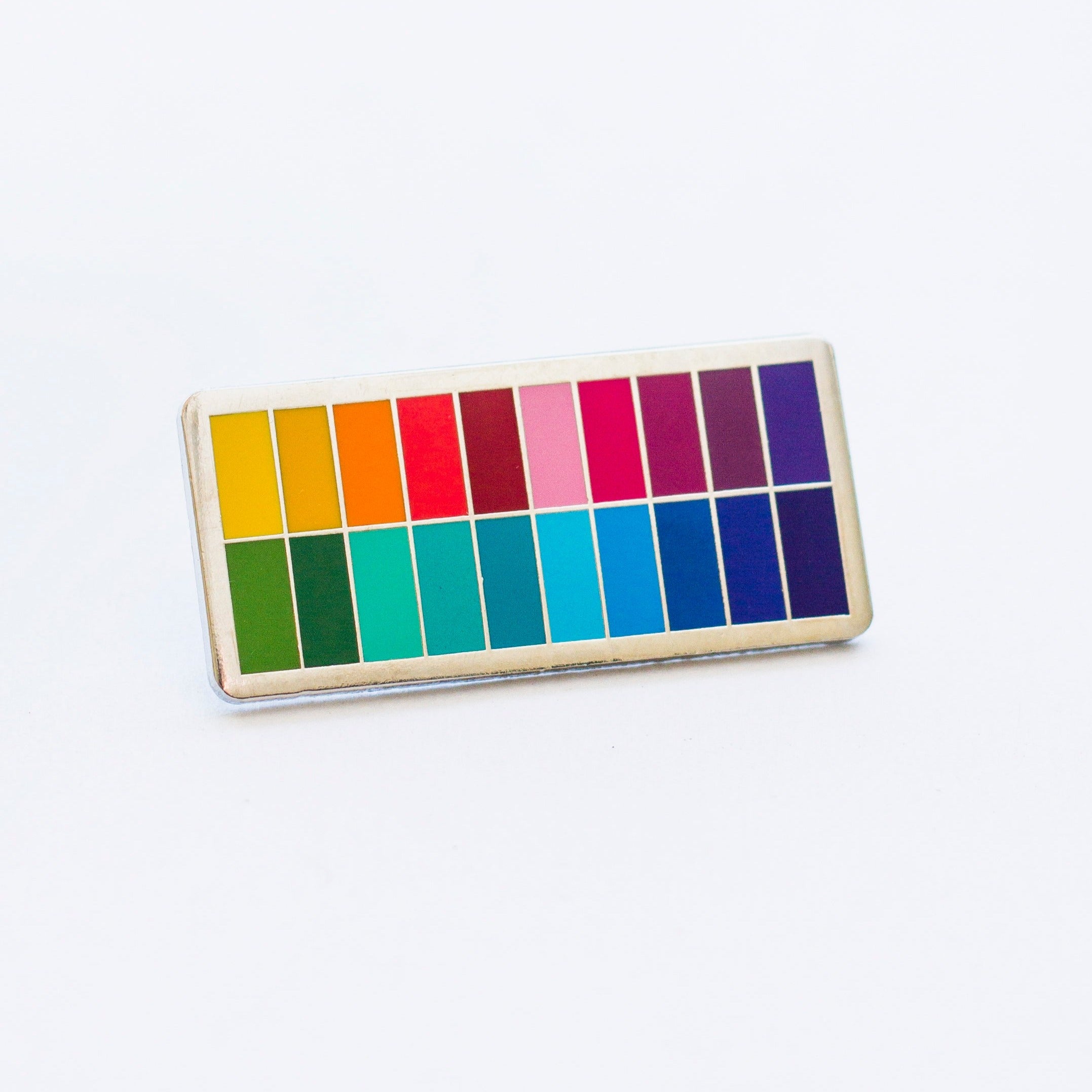 Color Palette Enamel Pin