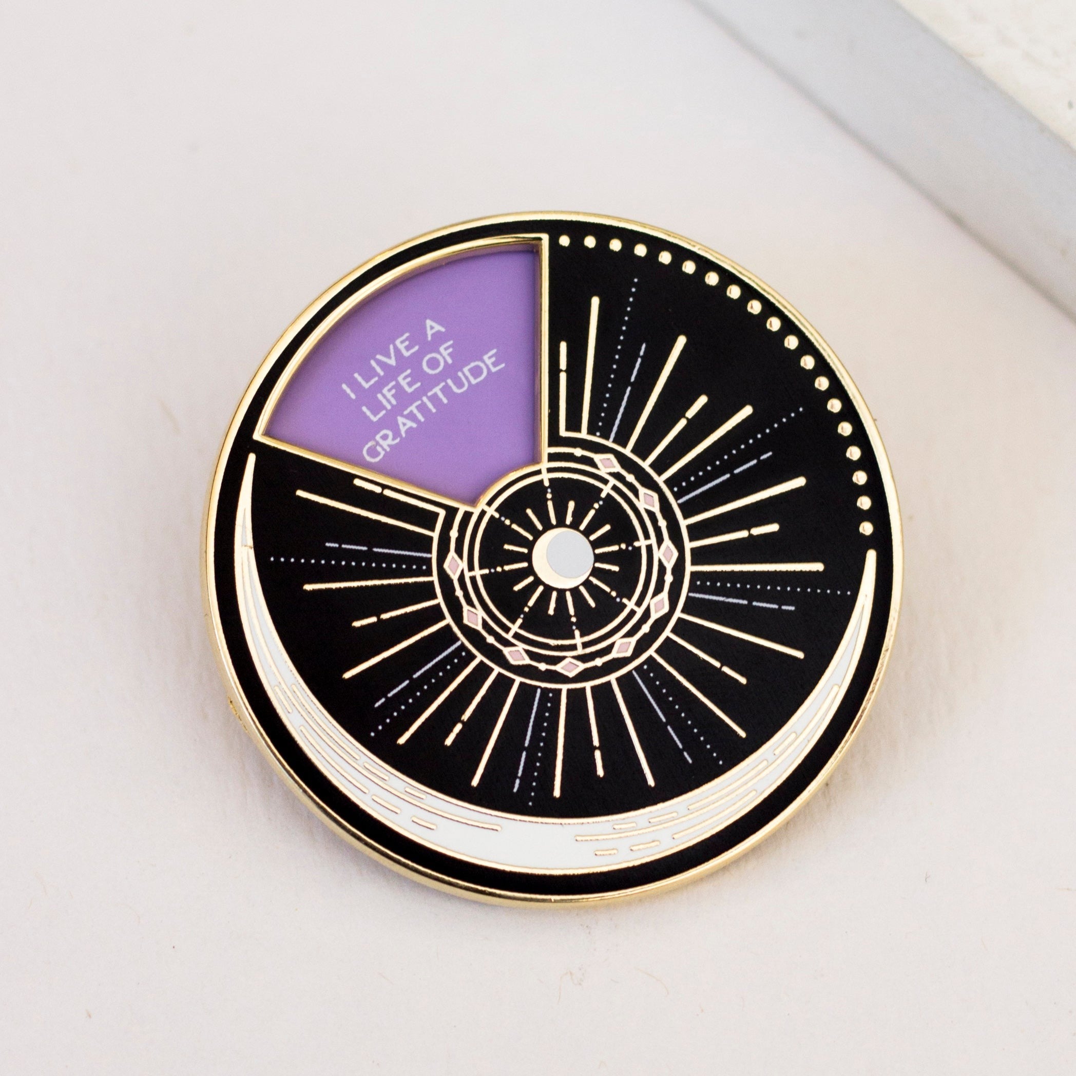 Bold Affirmations Interactive Spinner Enamel Pin