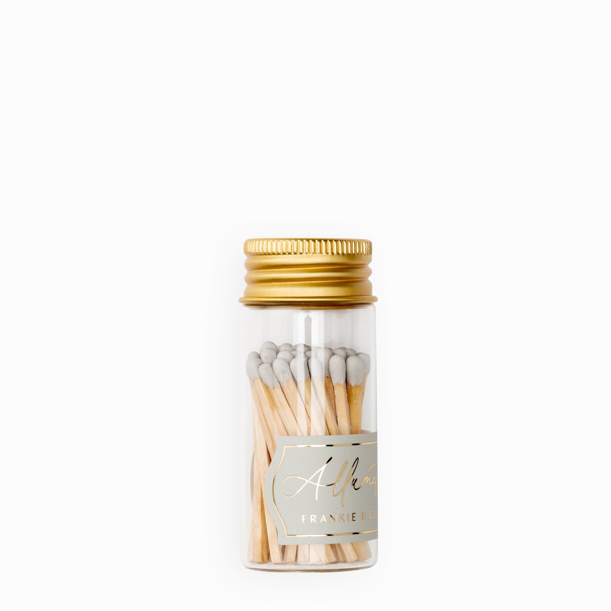 Fog Gray Allumette Match Jar