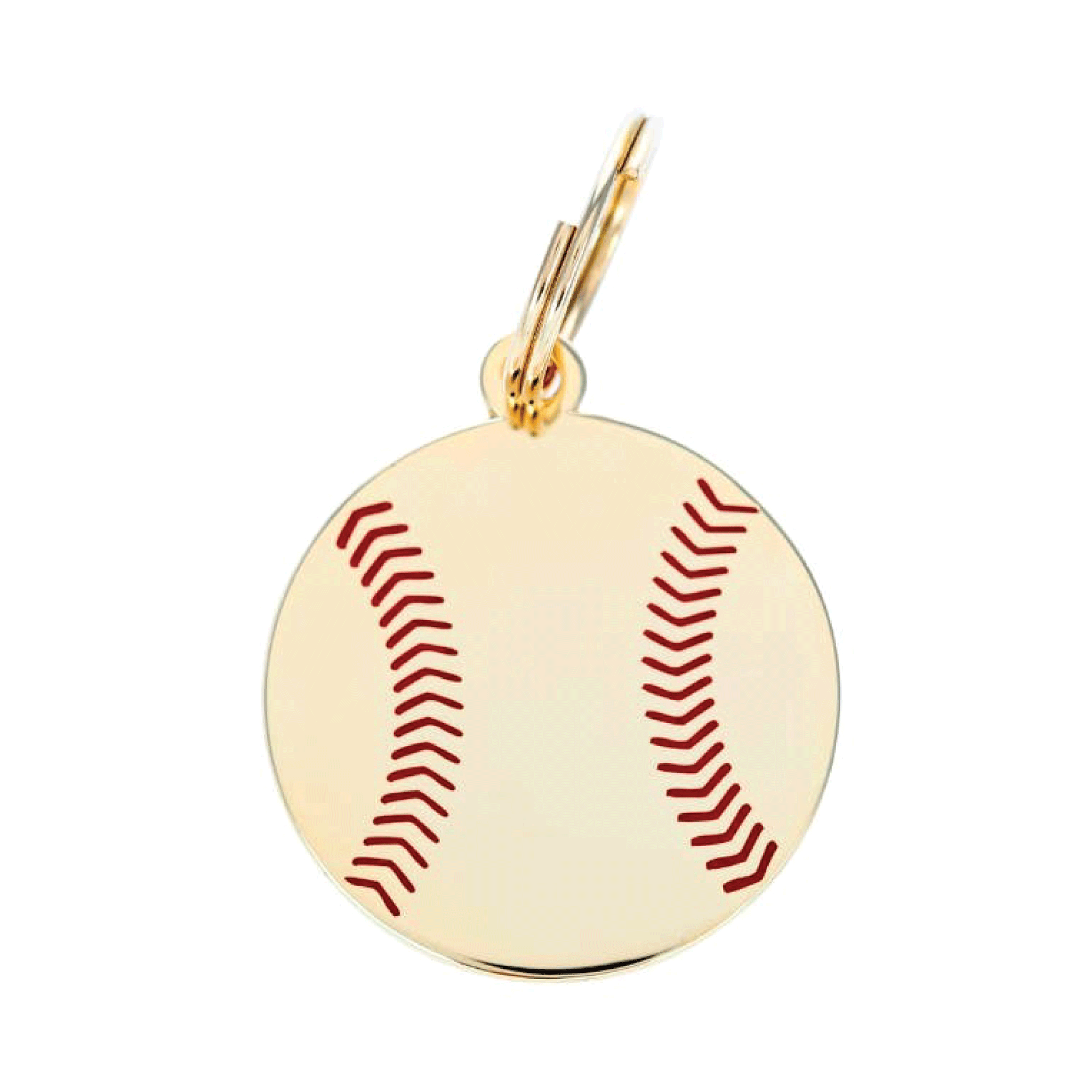 Baseball Pet Id Tag