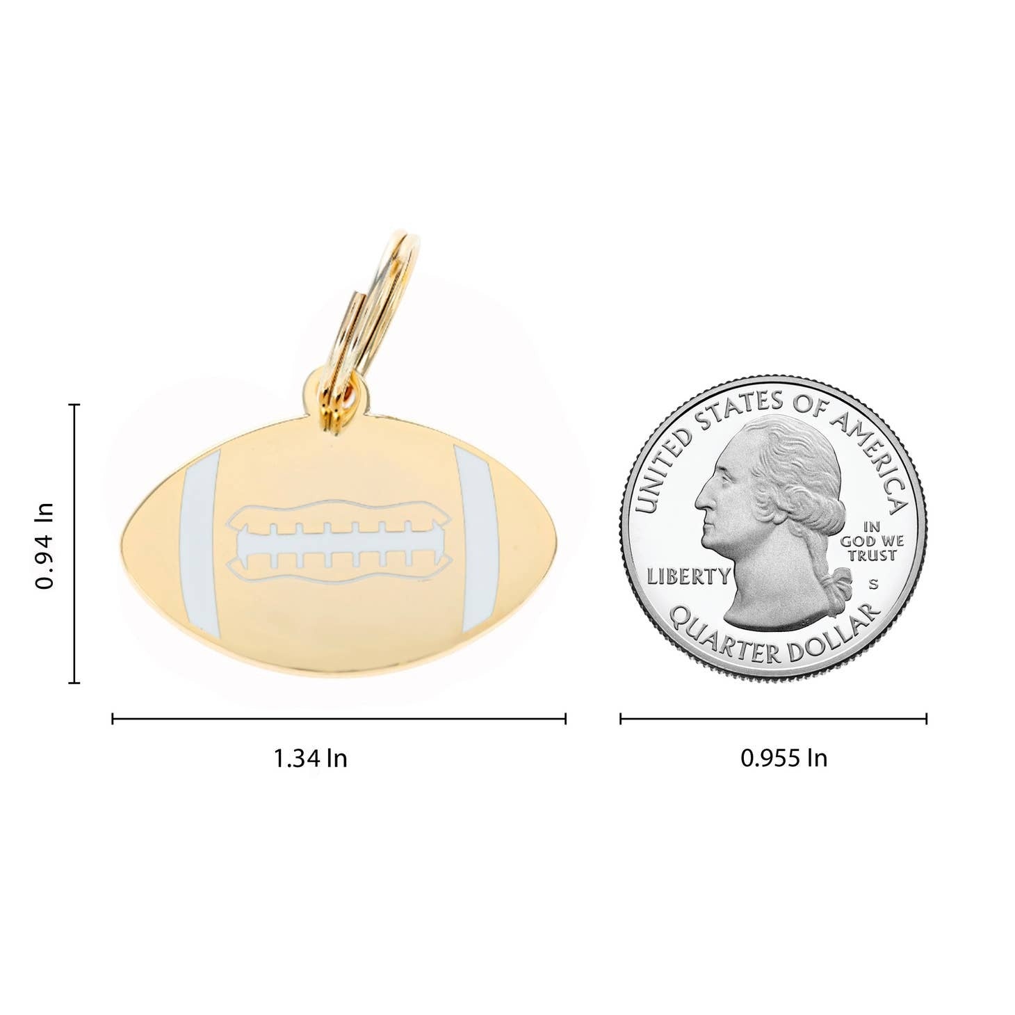 Football Pet Id Tag