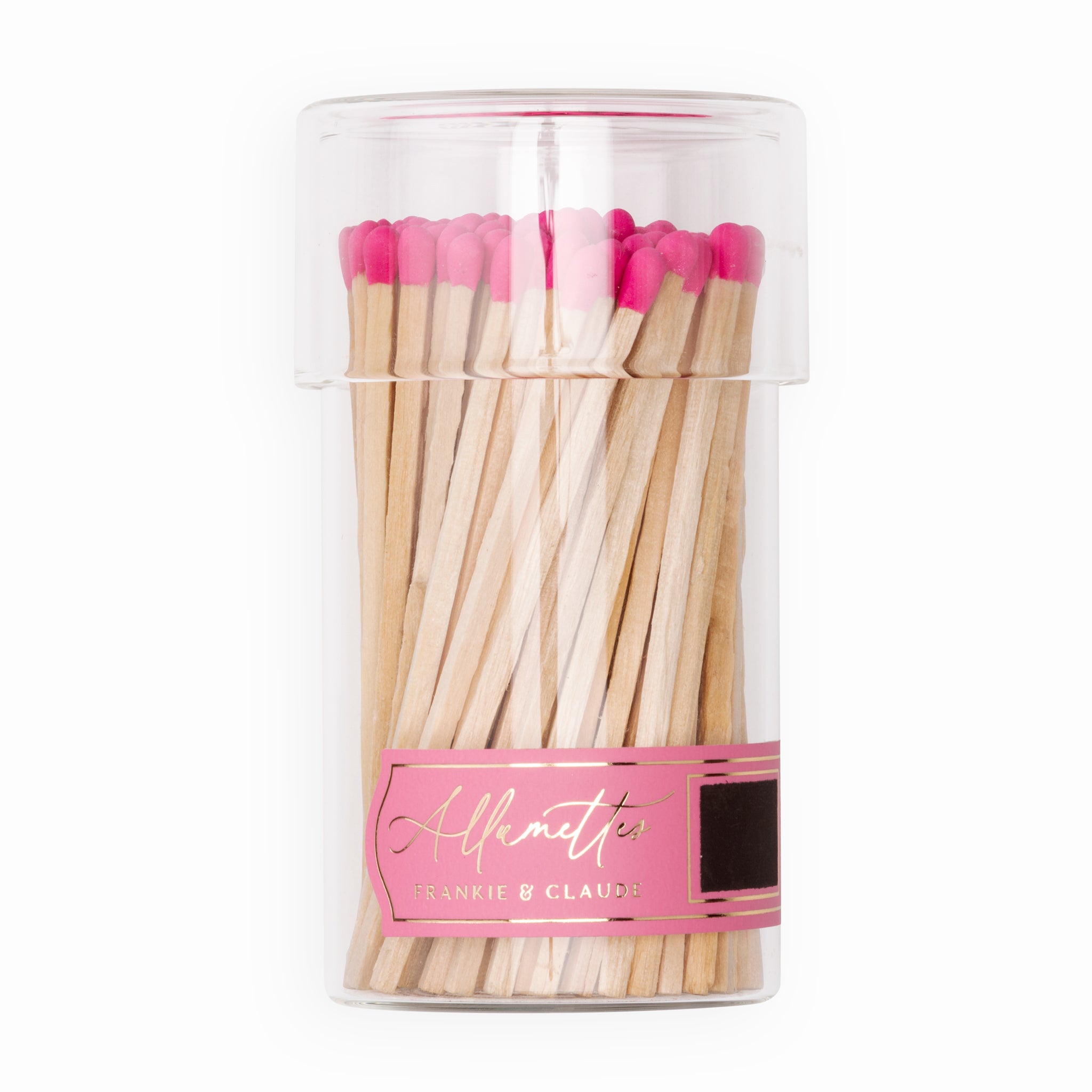 Hot Pink Allumette Match Jar