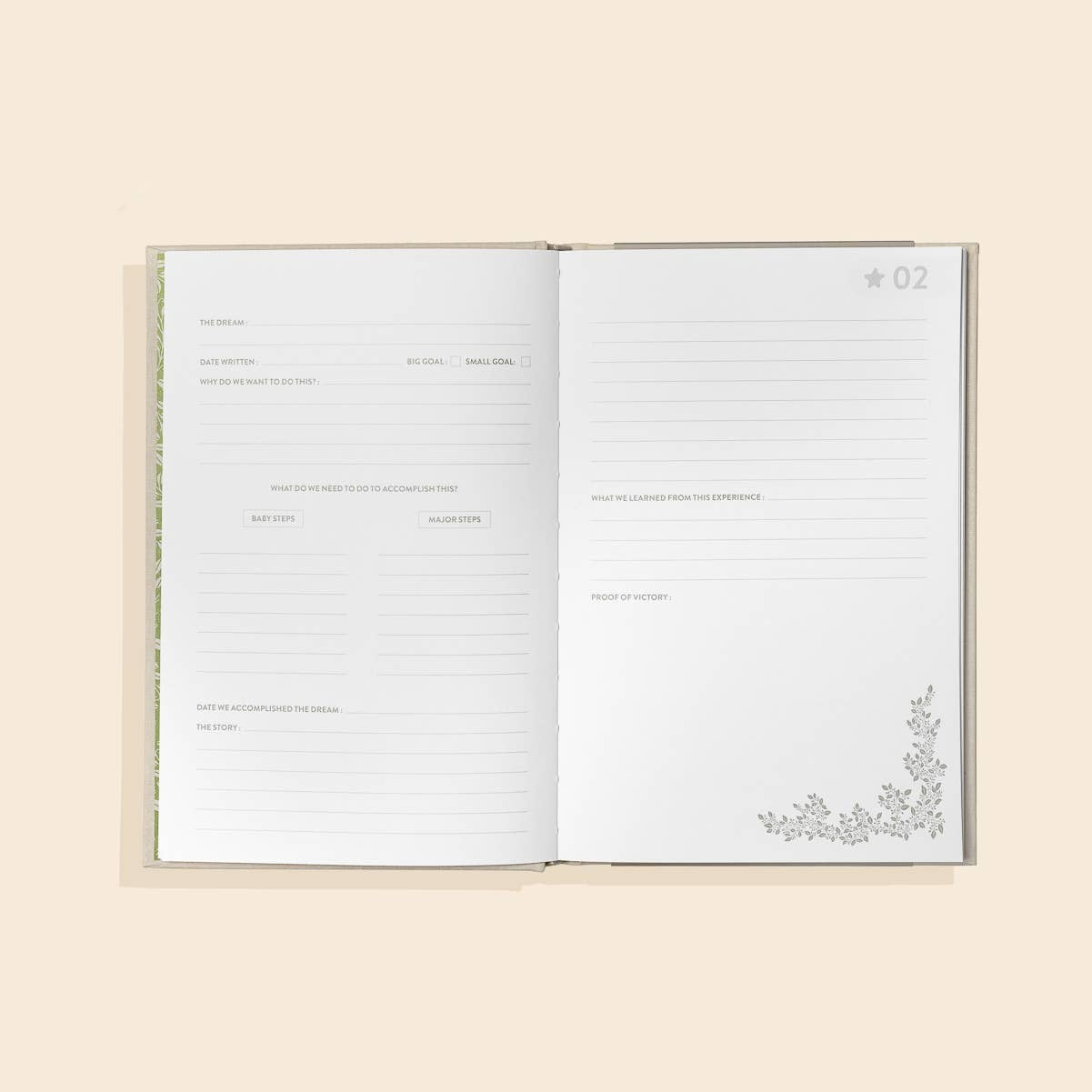 Our Bucket List Adventures Keepsake Memory Book & Journal