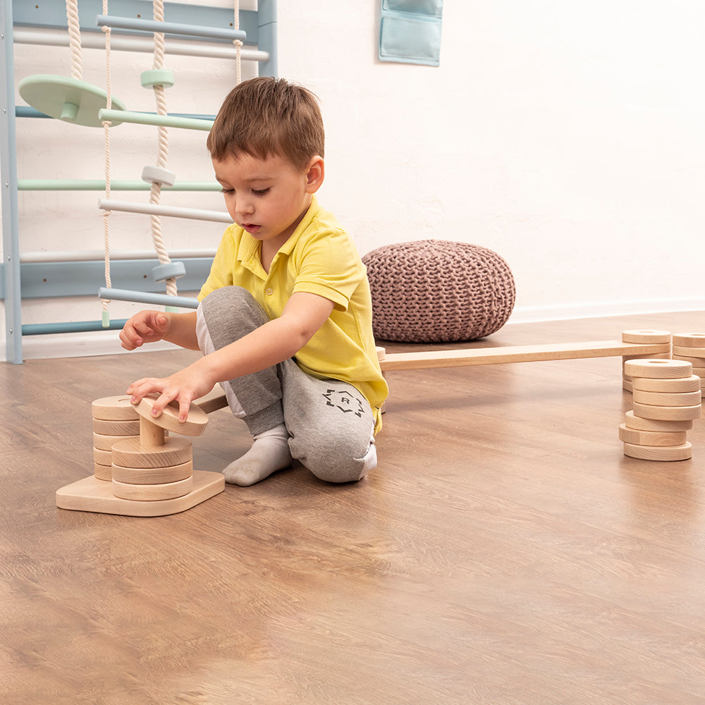 Wooden Balance Beam for Kids
