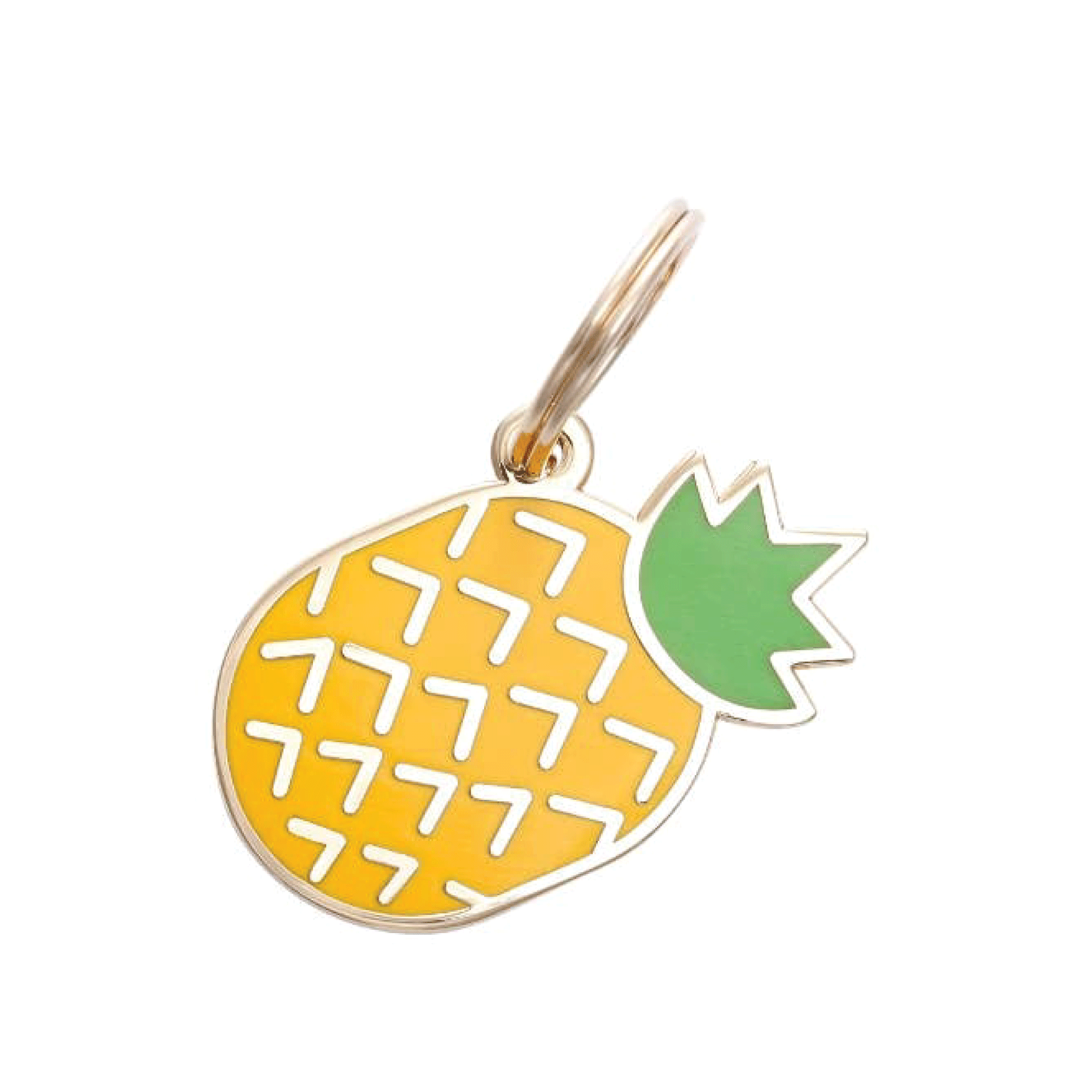 Pineapple Pet Id Tag