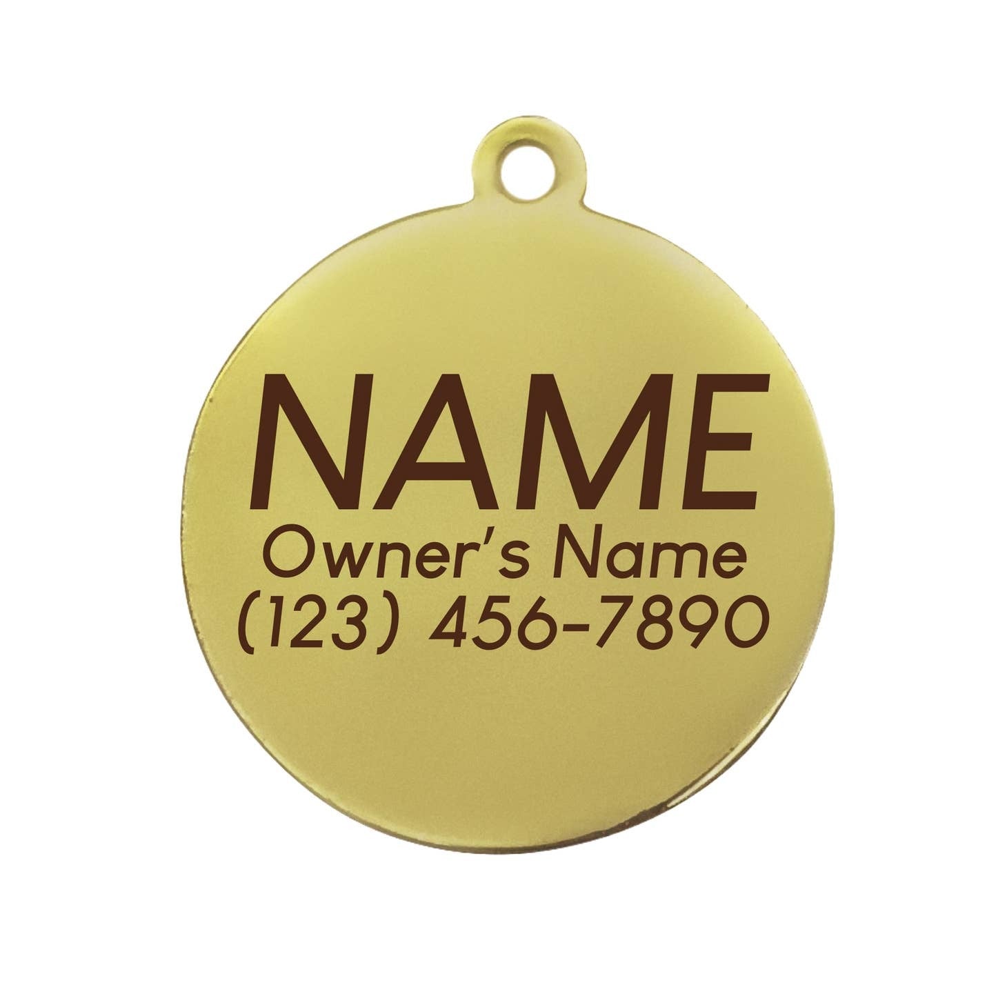 Pink Bow Pet Id Tag