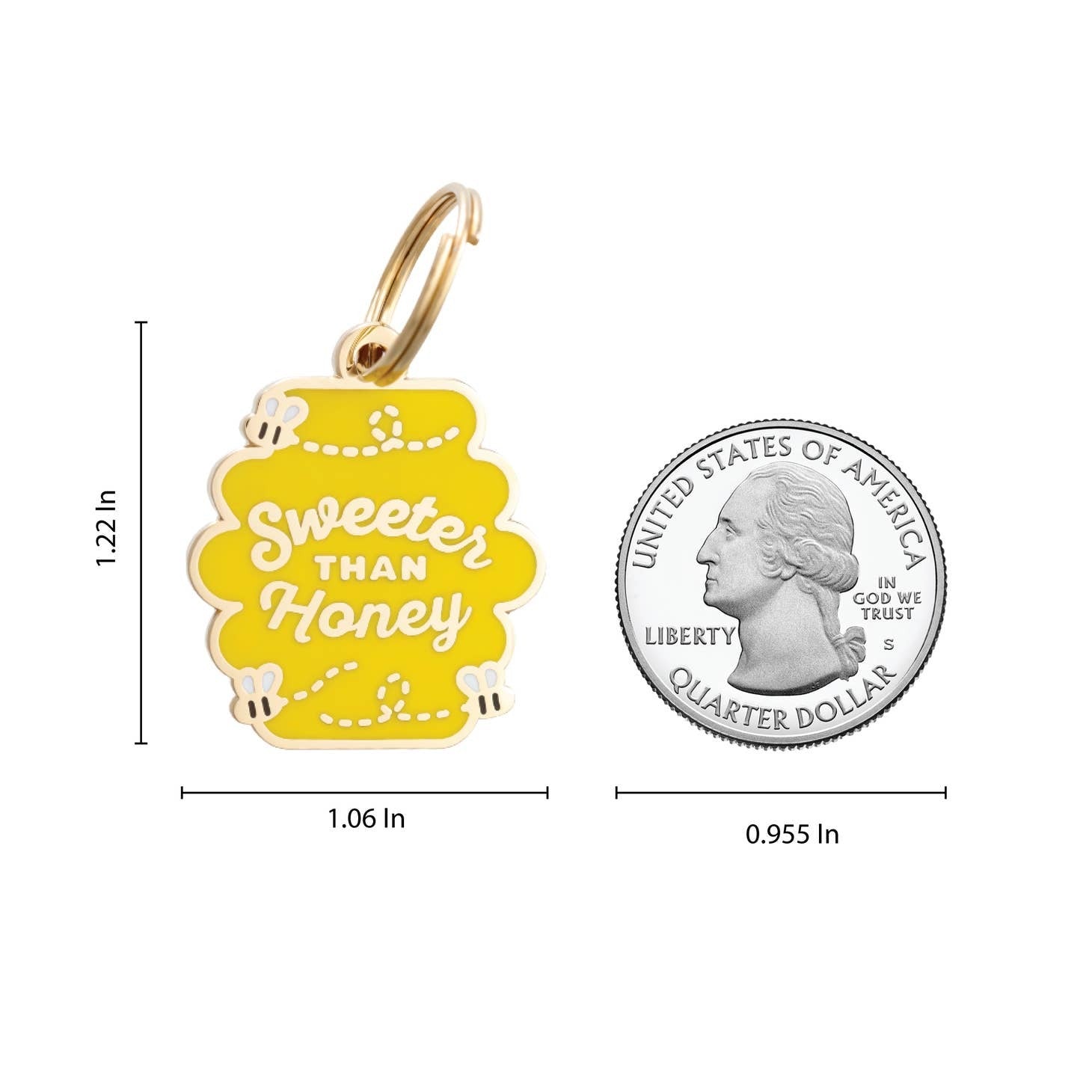 Sweeter Than Honey Pet Id Tag