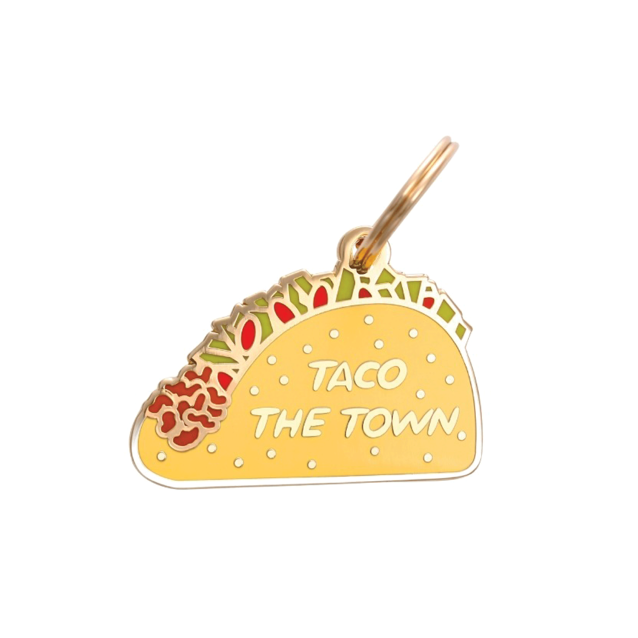 Taco the Town Pet Id Tag