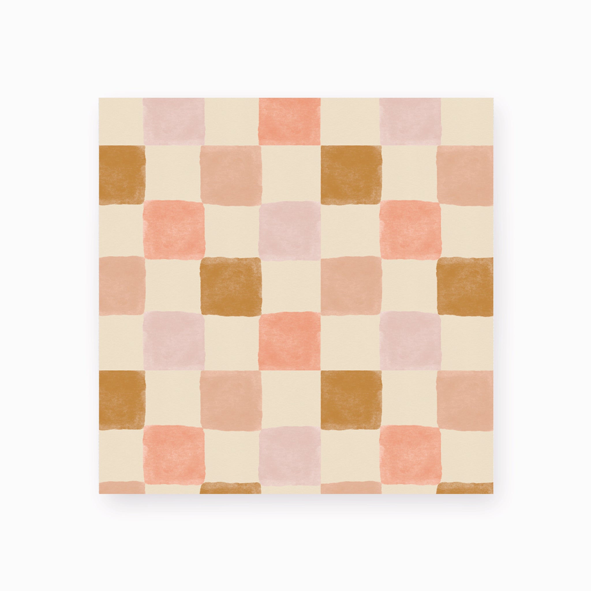 Chunky Painted Checkered Match Box