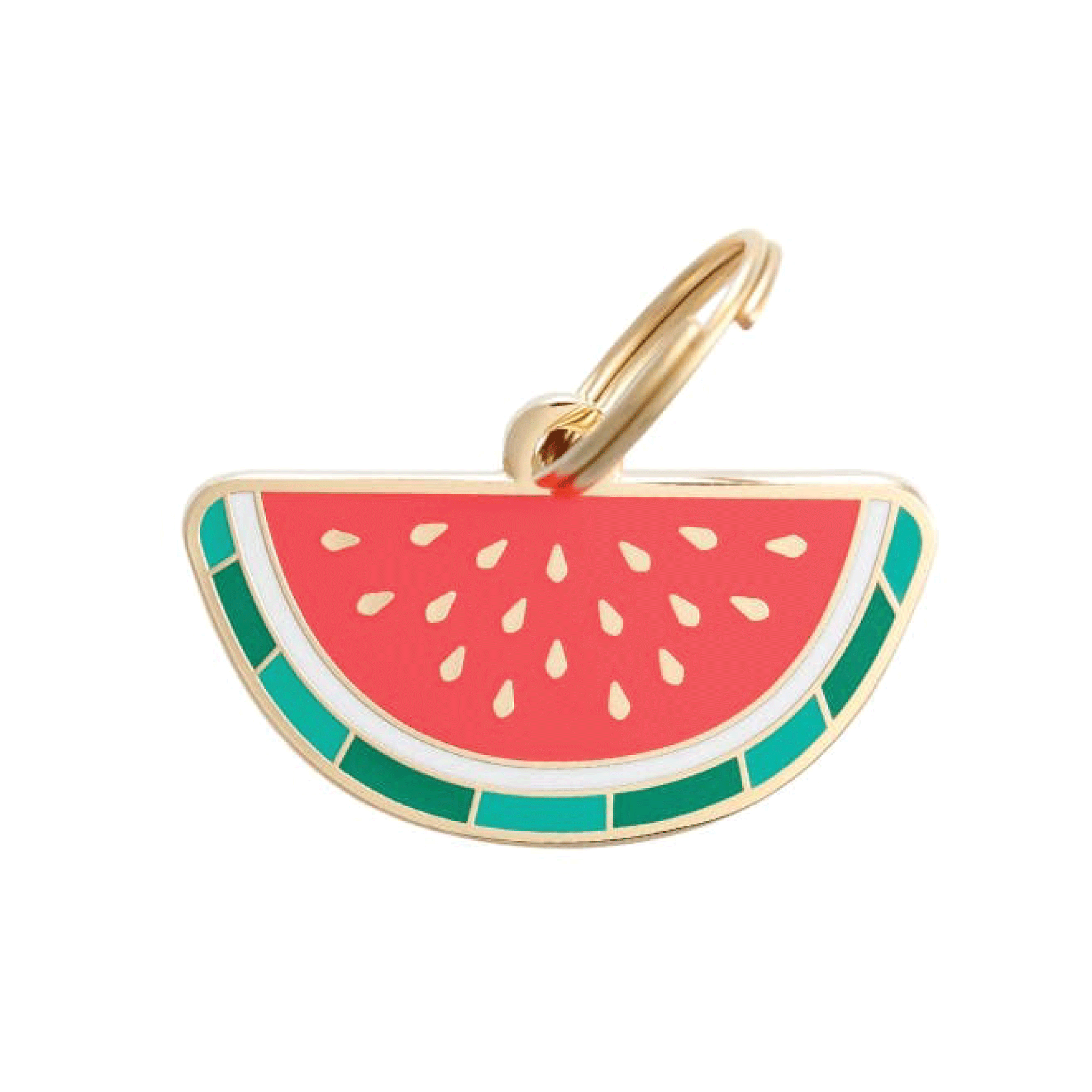 Watermelon Pet Id Tag