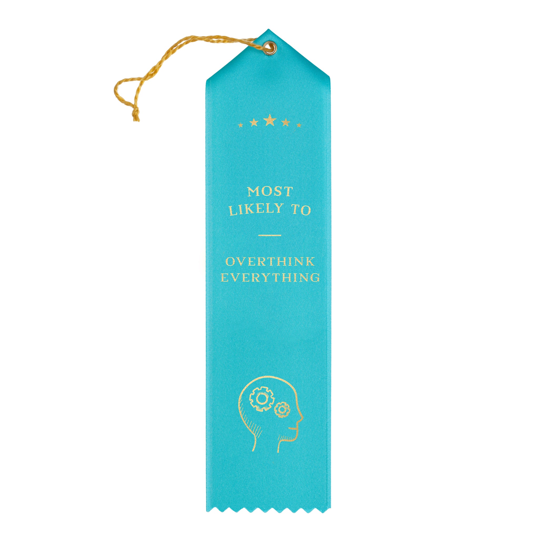 Overthink Everything Award Ribbon