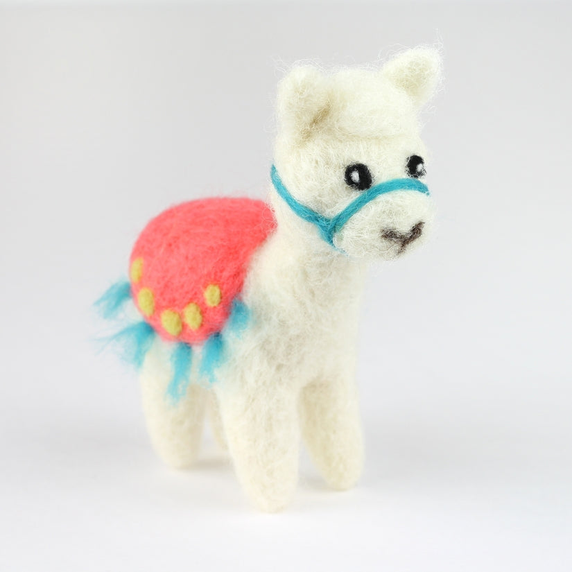 Alpaca Mini Needle Felting Kit