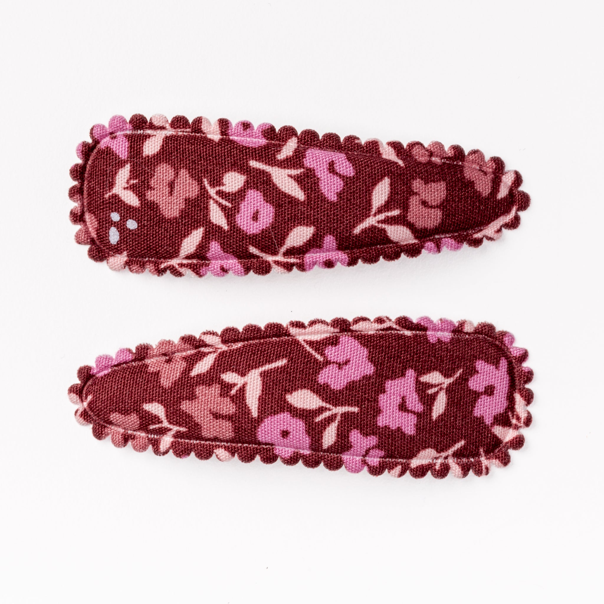 Ayla Purple Floral Hair Clips
