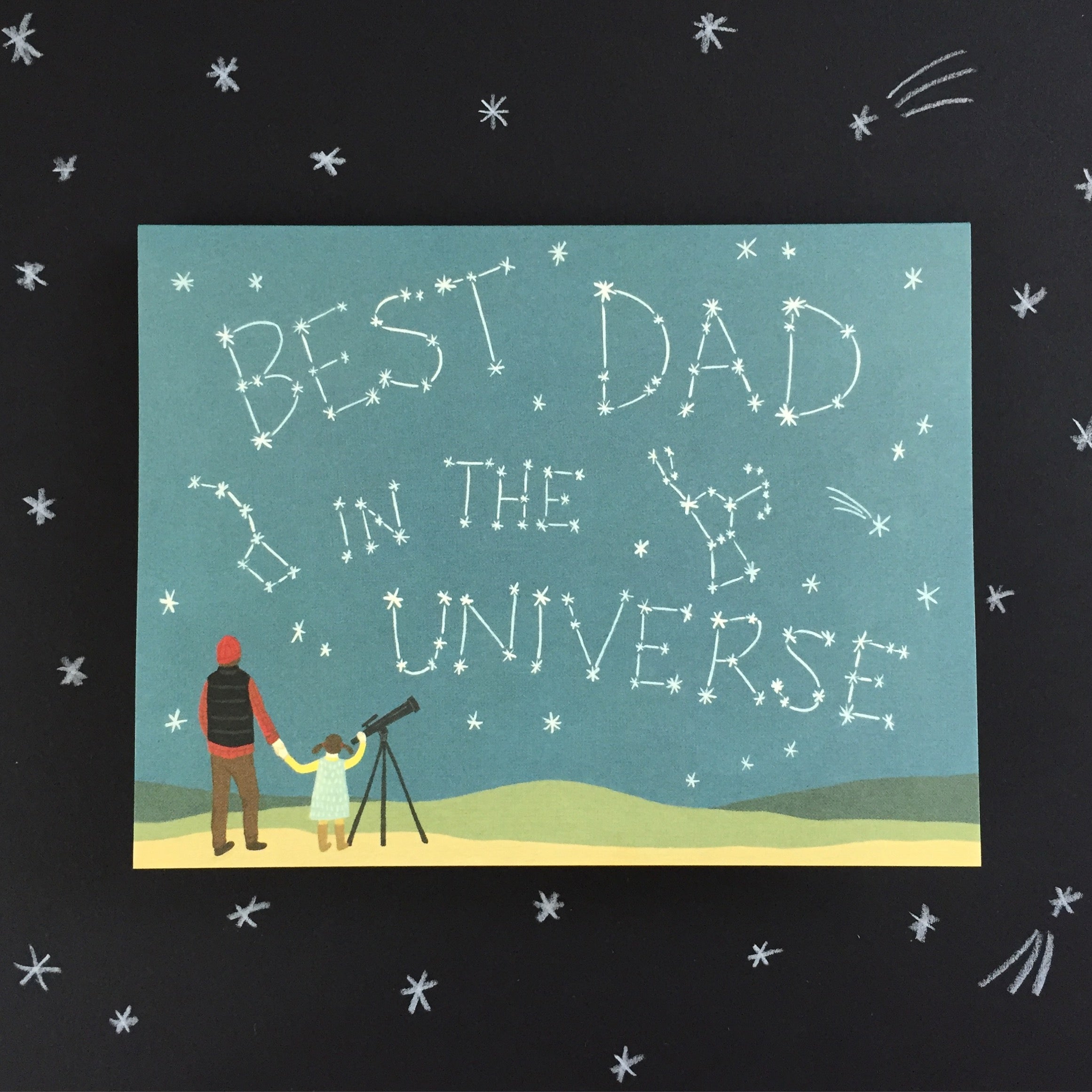 Best Dad in the Universe Card