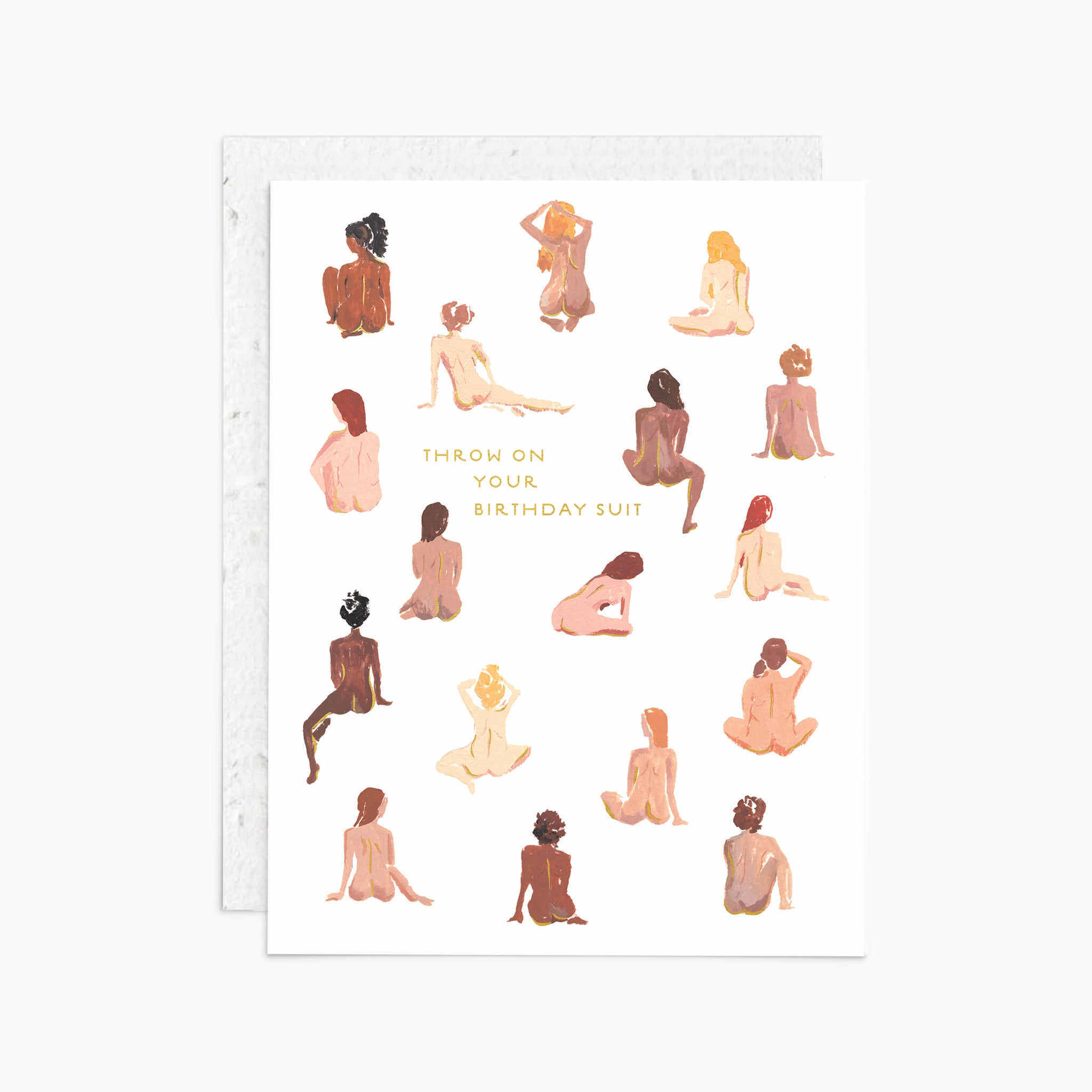 Throw on Your Birthday Suit - Plantable Card