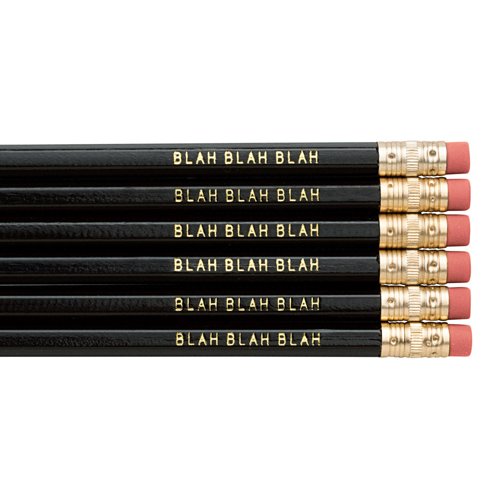 Blah Blah Blah pencils