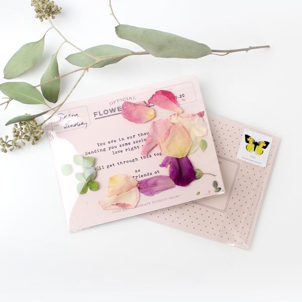 Flowergram Card - Peony, Rose + Hydrangea