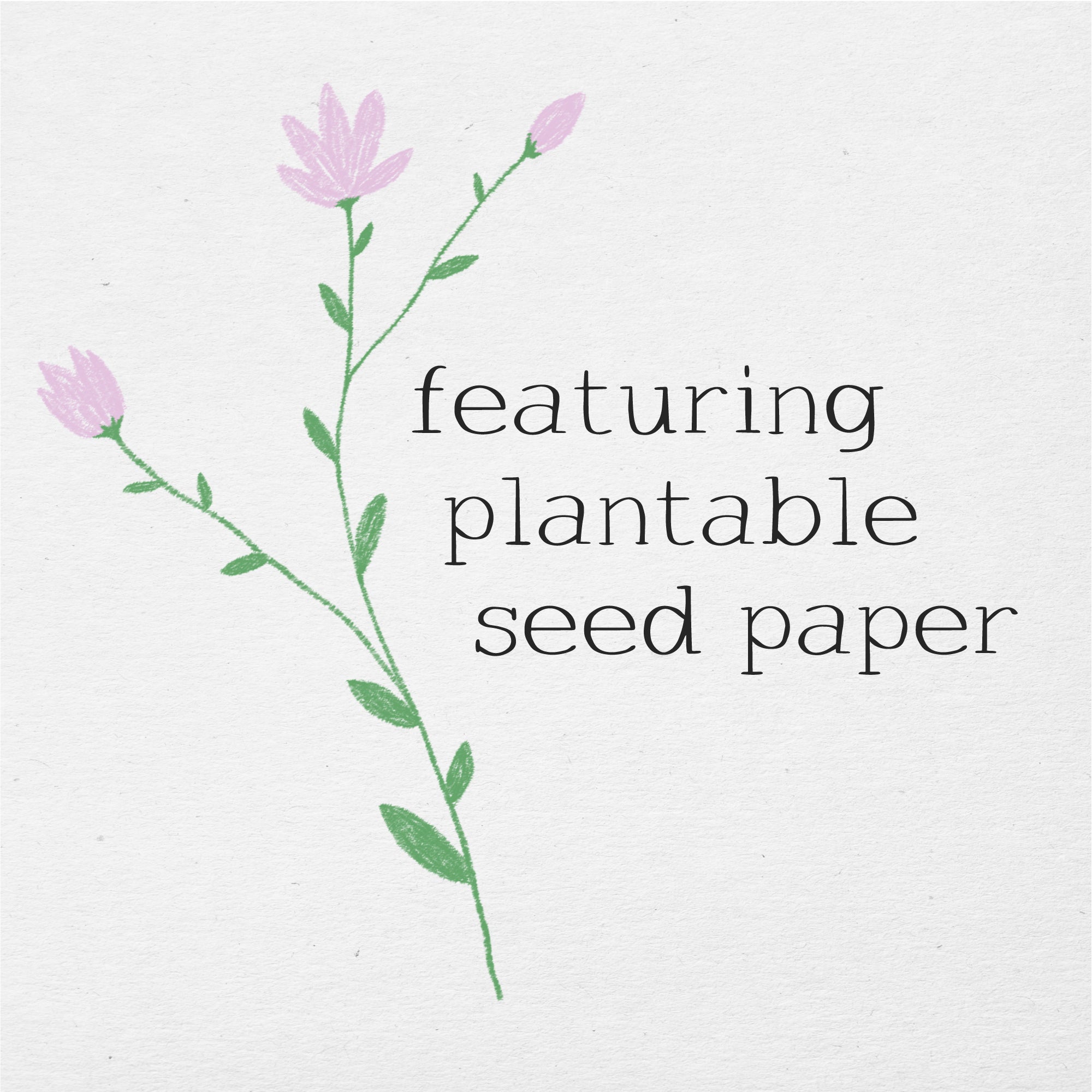 Happy Beginnings - Plantable Card