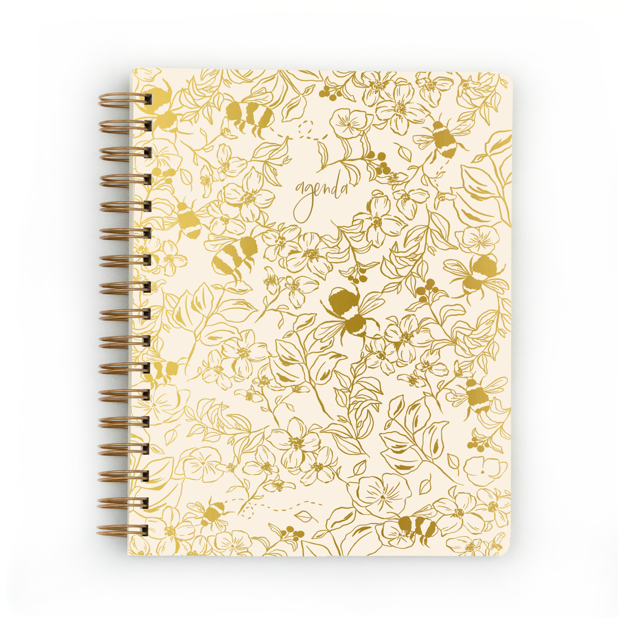 Gold Bumblebee Undated Planner