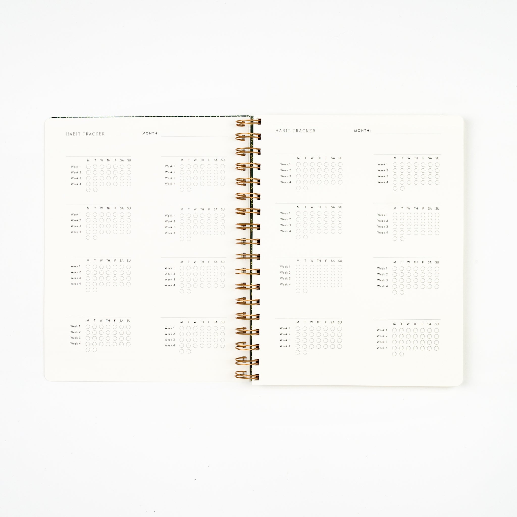 Gold Bumblebee Undated Planner