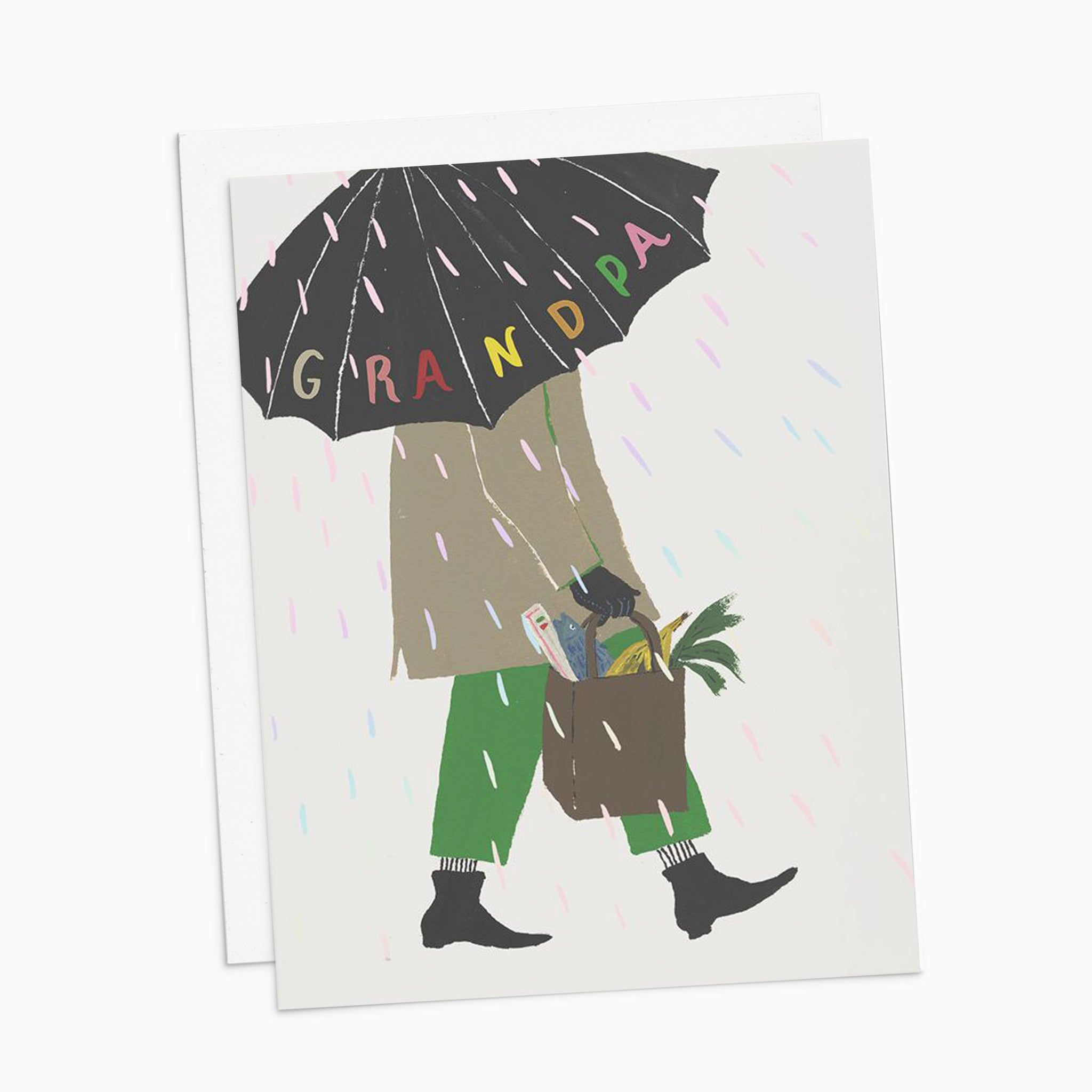 Grandpa Umbrella Card
