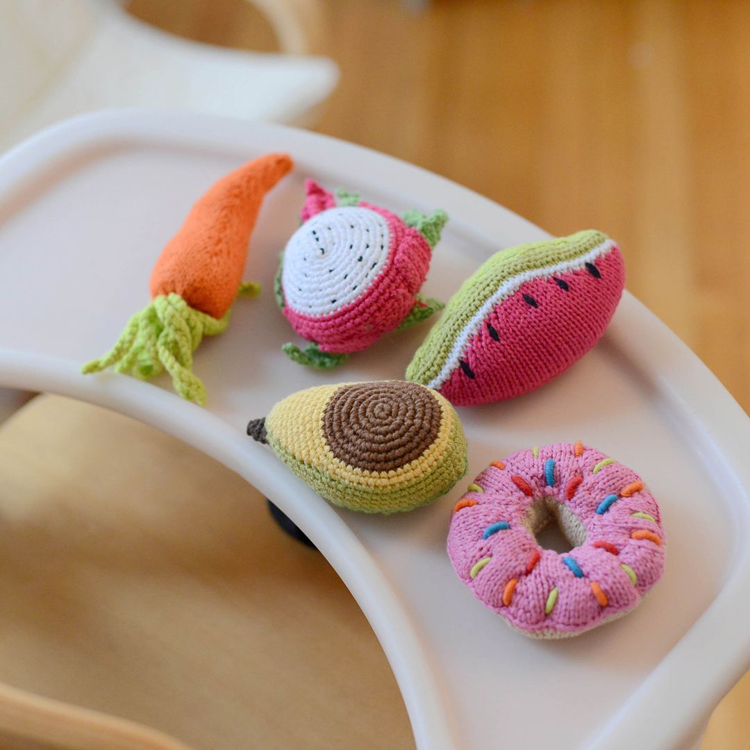 Crocheted Corn Rattle