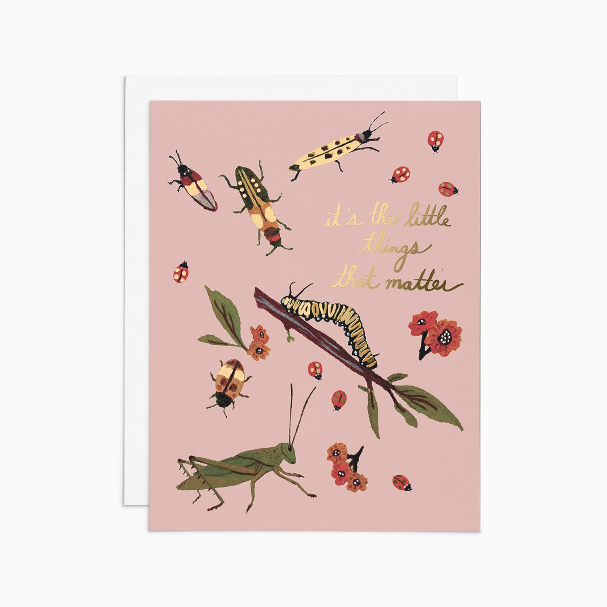 It's the Little Things that Matter Card