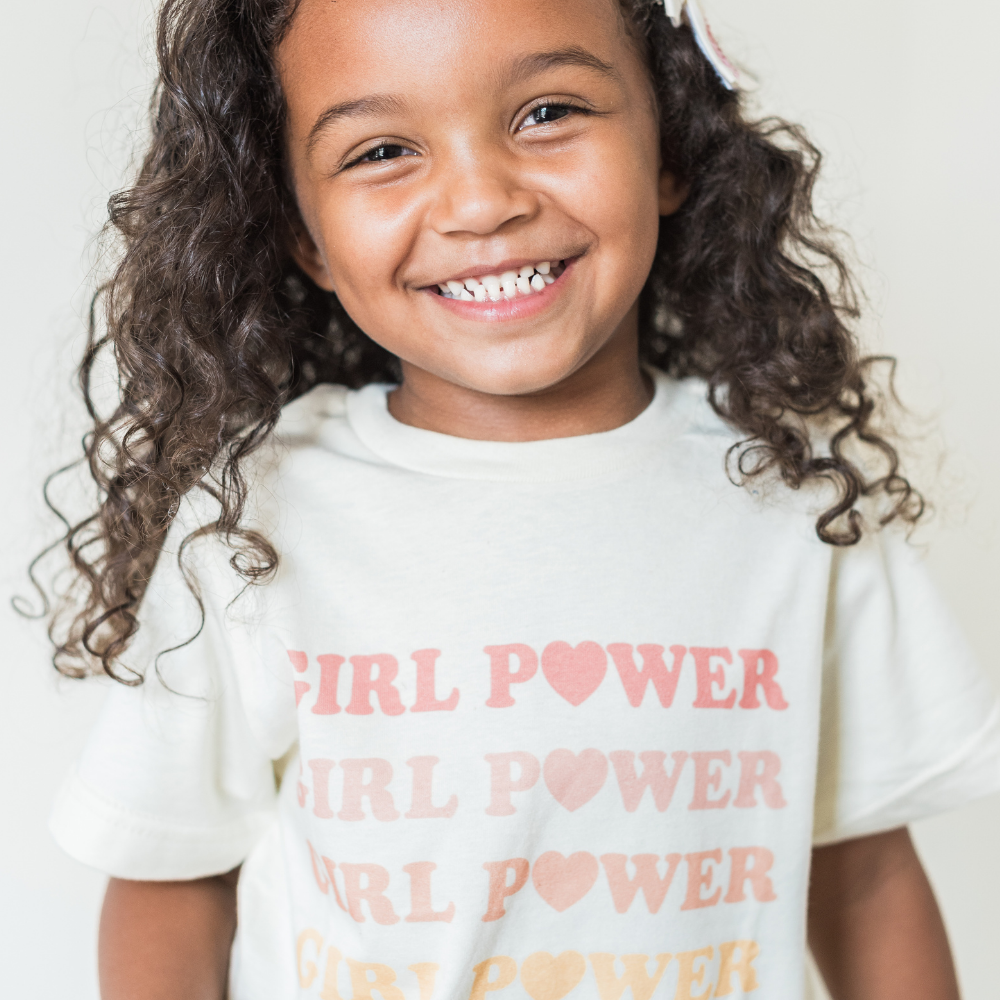 Rainbow Girl Power Toddler Tee