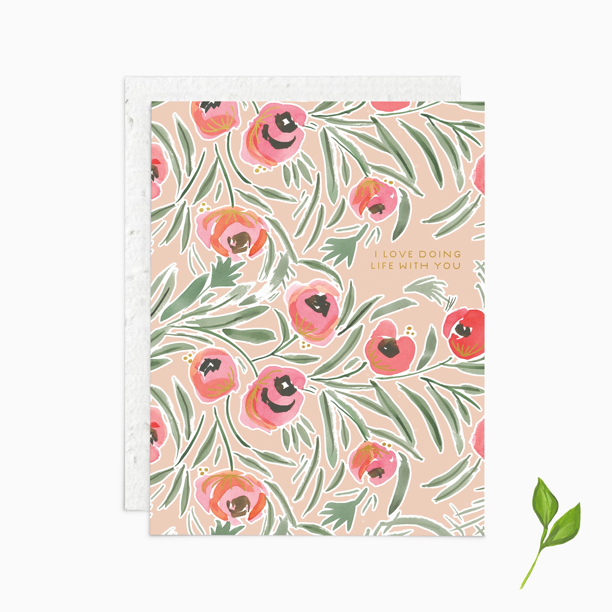 Love Doing Life With You - Plantable Card