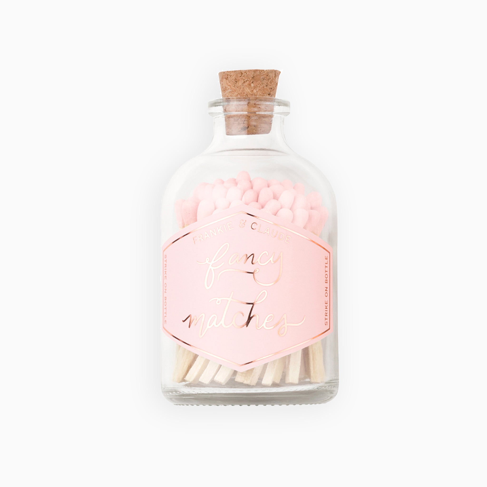 Small Pale Blush Match Jar