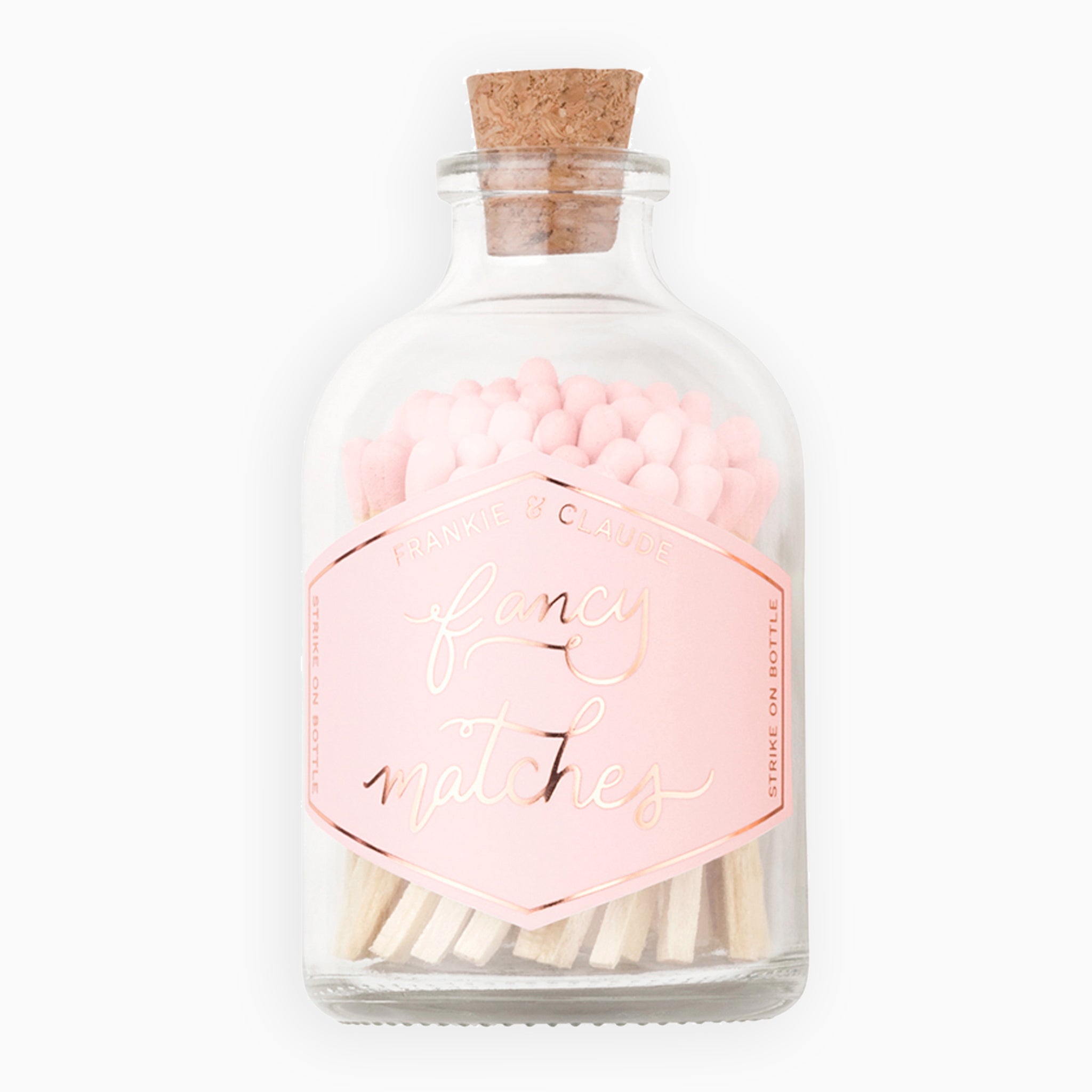 Small Pale Blush Match Jar