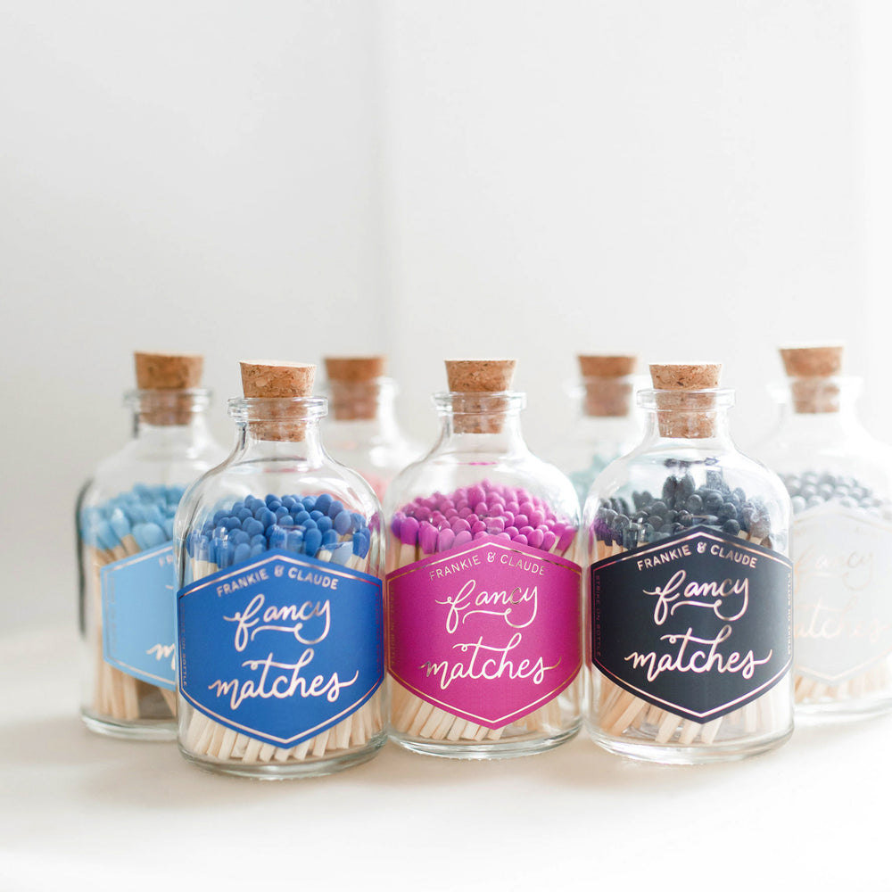 Matching Jars Except One Classic White Match Jar