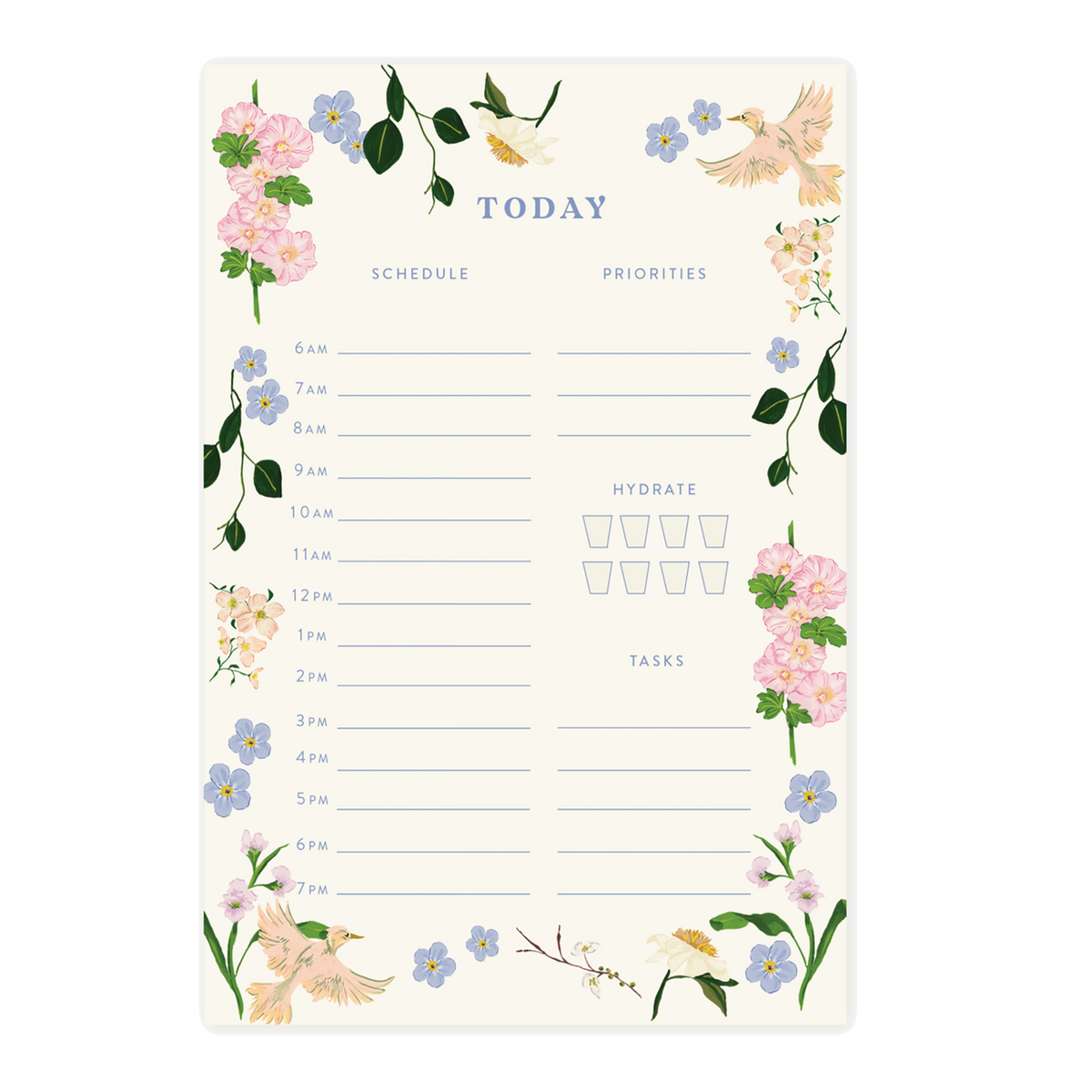 Pastel Garden Notepad