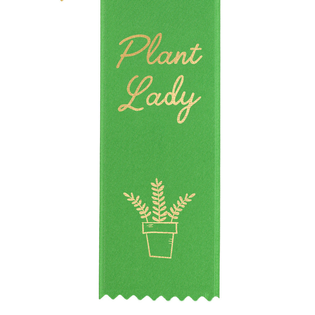 Funny green adult award ribbon