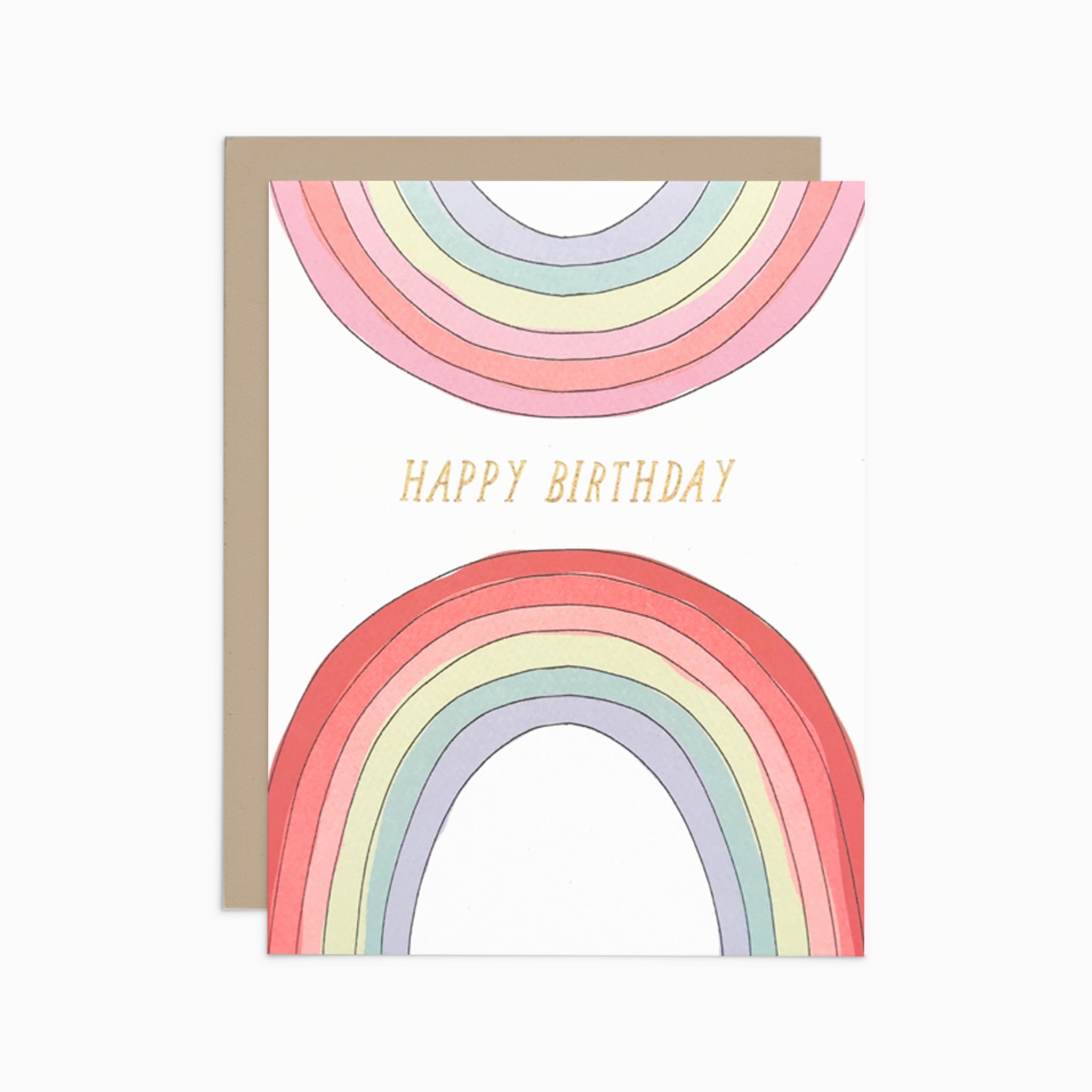 Rainbow Happy Birthday Card