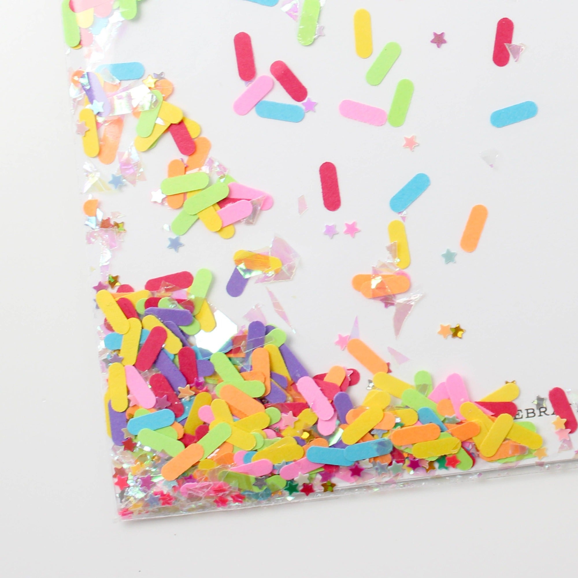 Sprinkles Confettigram Card