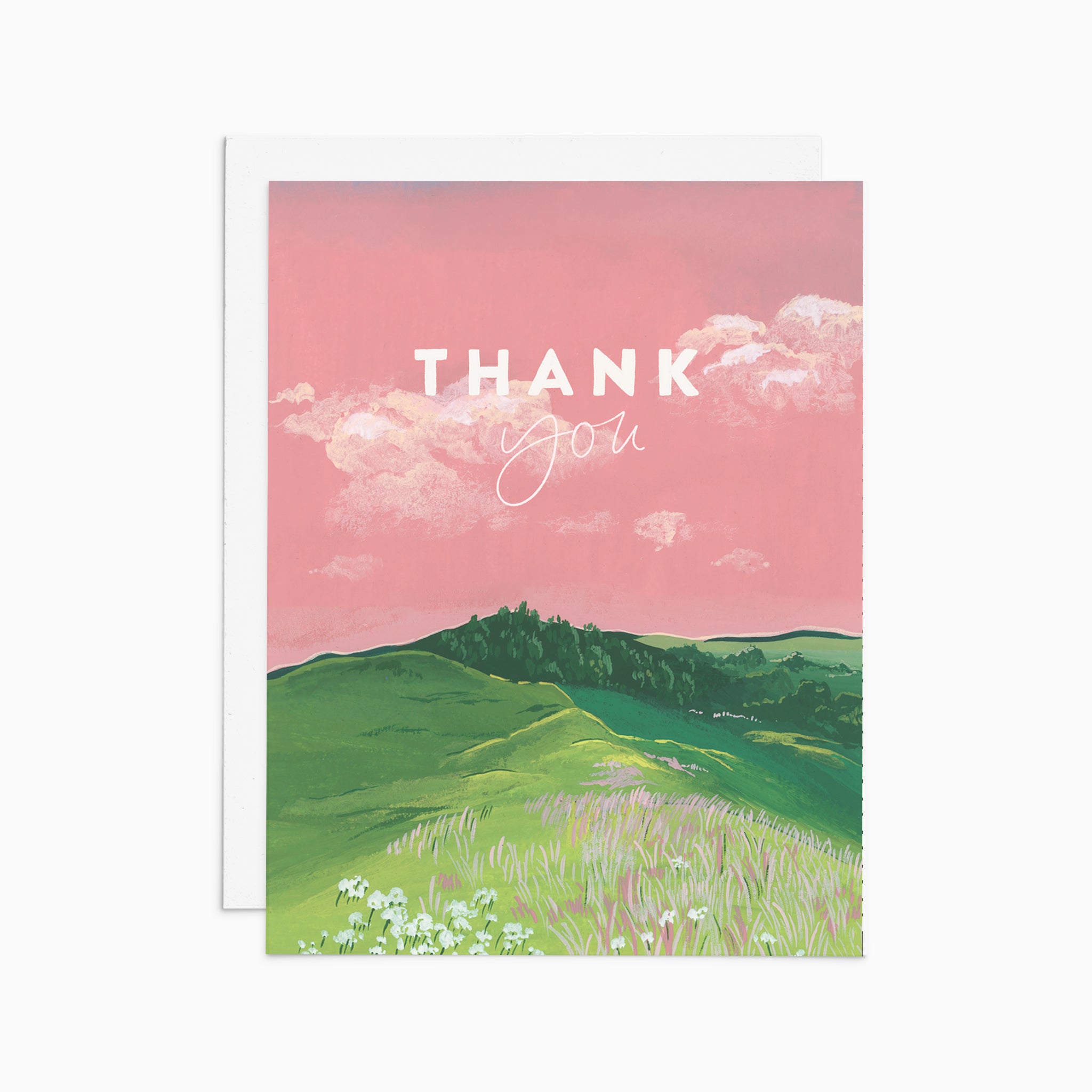 Sunset Meadow Thank You Card