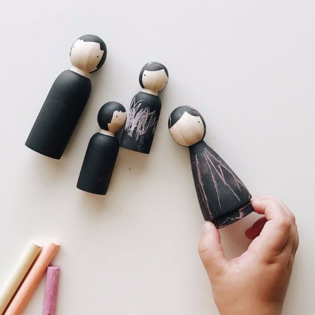 The Chalk People Peg Doll Set