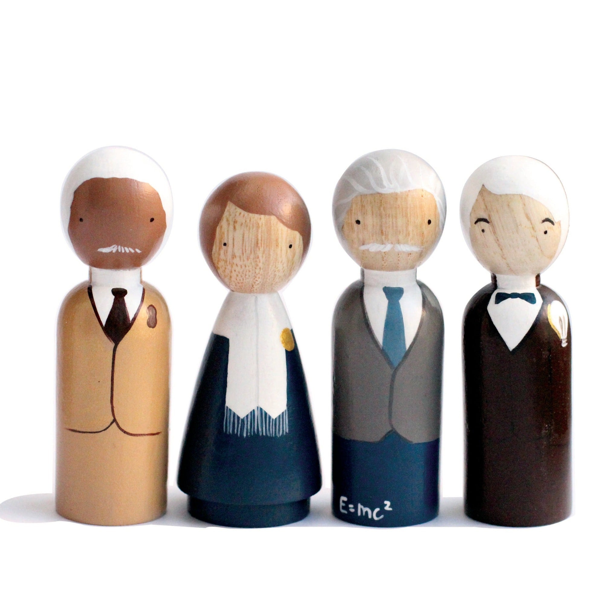 The Scientists Peg Doll Set