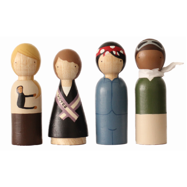 The Trailblazers Peg Doll Set