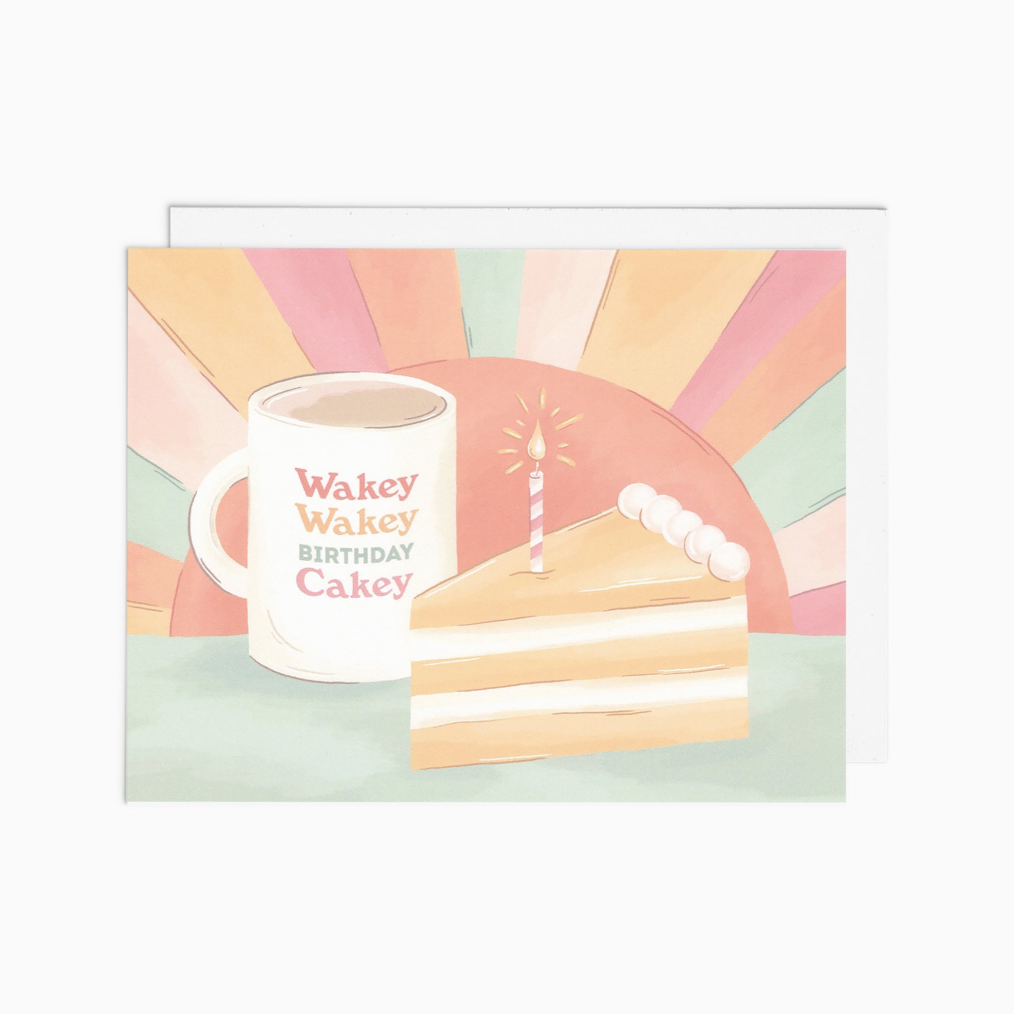 Wakey Wakey Birthday Cakey Card