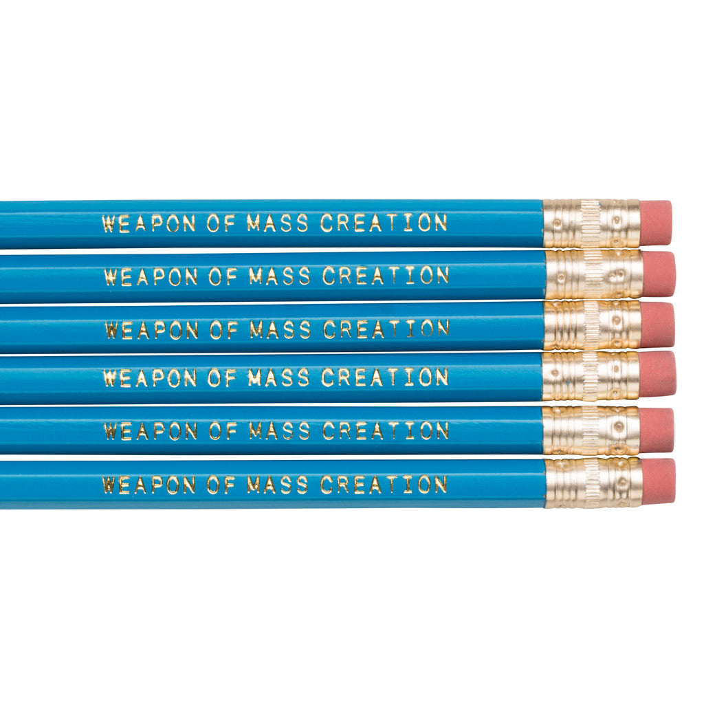 Weapon of Mass Creation pencils
