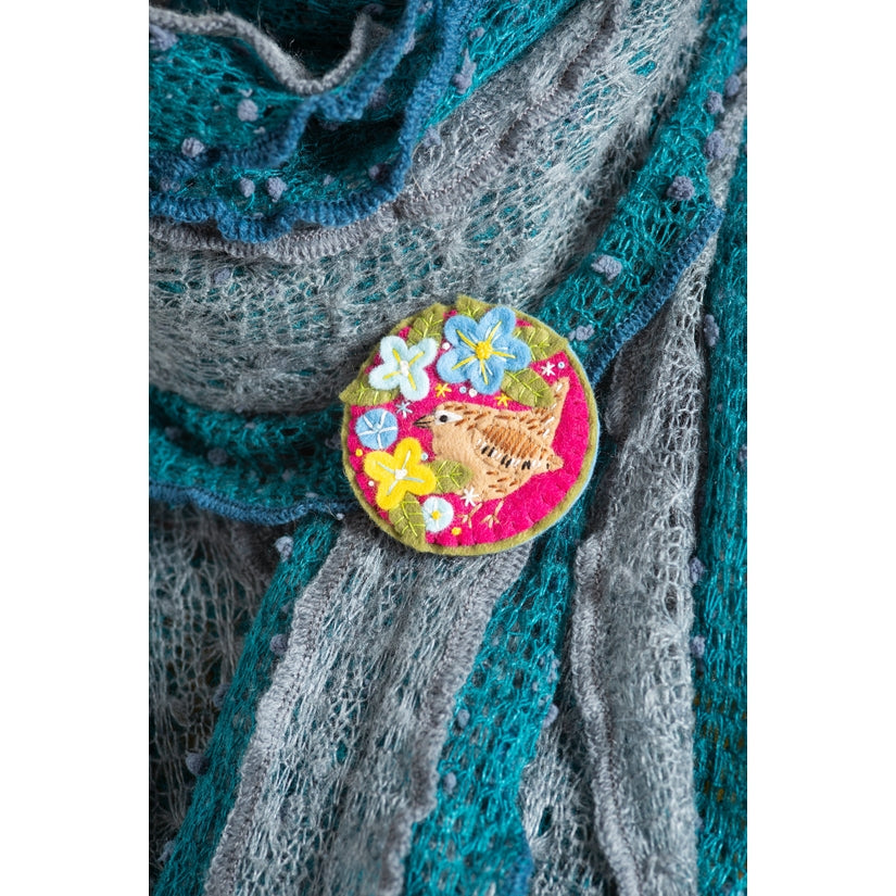 Wren Felt Brooch Craft Kit