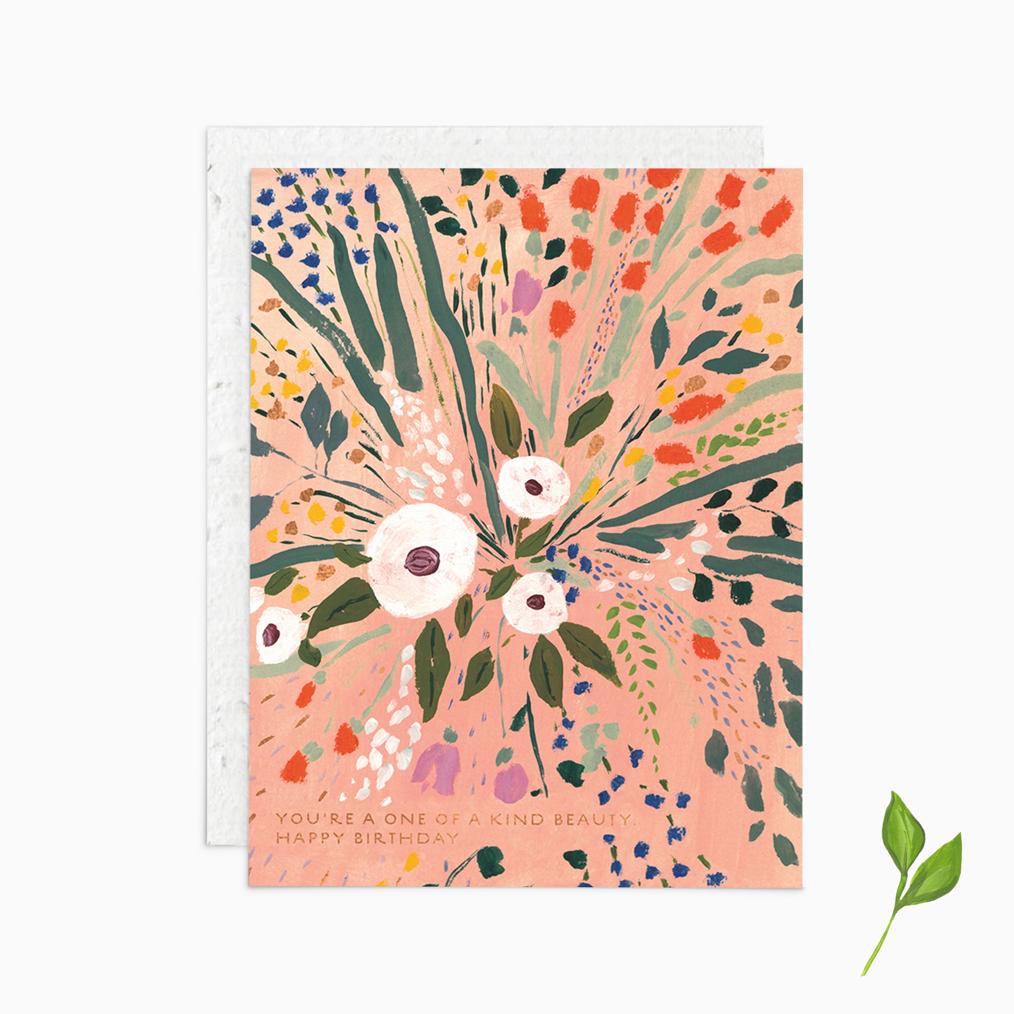 You're a One of a Kind Beauty, Happy Birthday - Plantable Card
